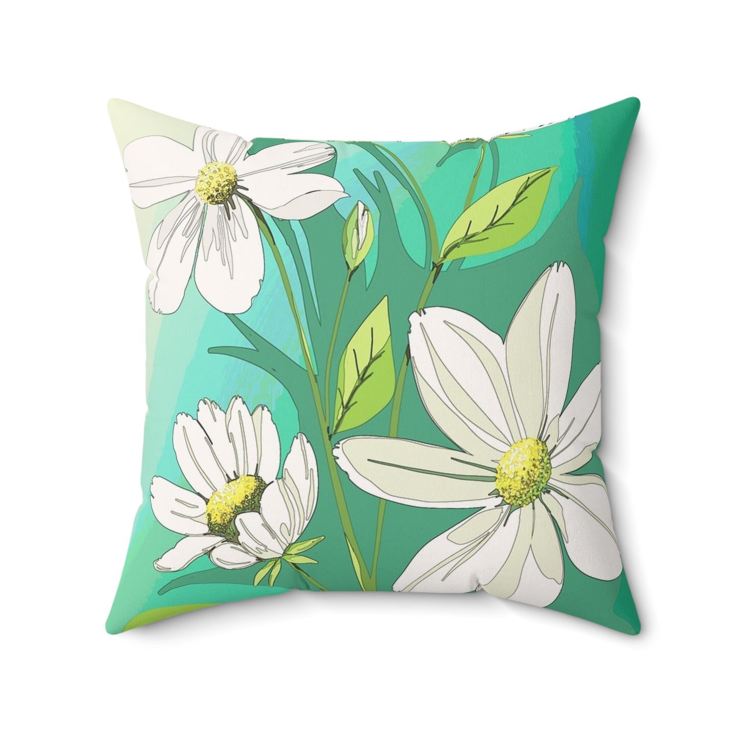 Spun Polyester Square Pillow