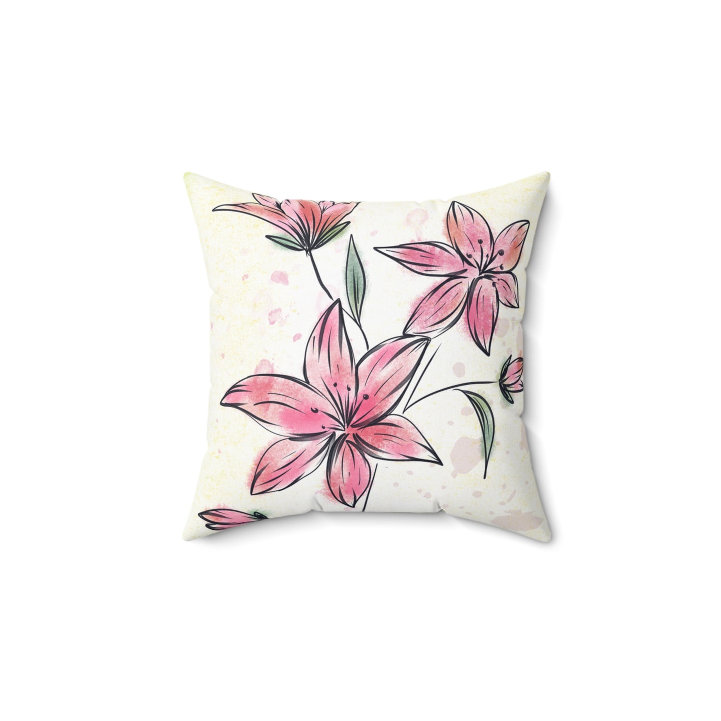 Spun Polyester Square Pillow