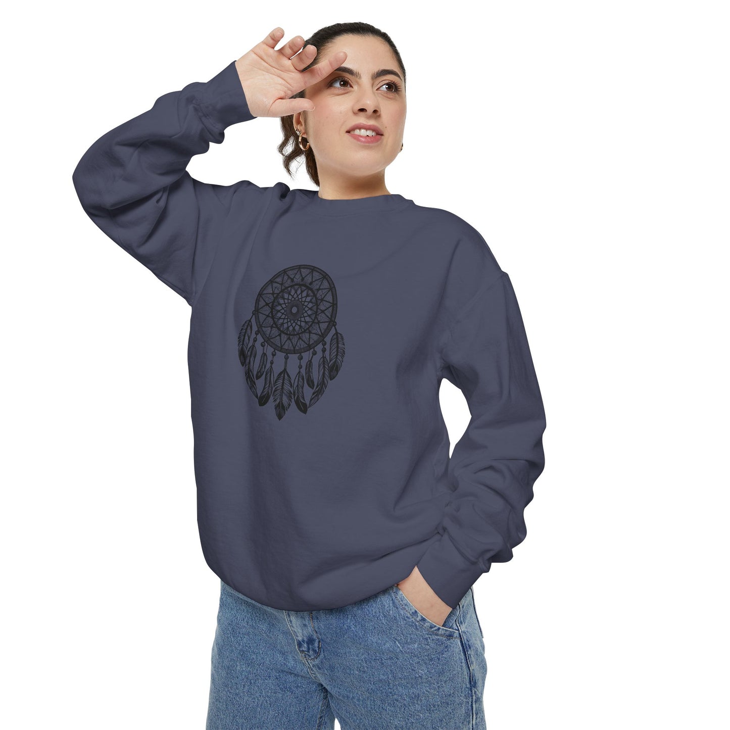 Dreamcatcher Sweatshirt for Cozy Vibes, Perfect Gift for Boho Lovers, Casual Outfits, Fall Style, Relaxing Days