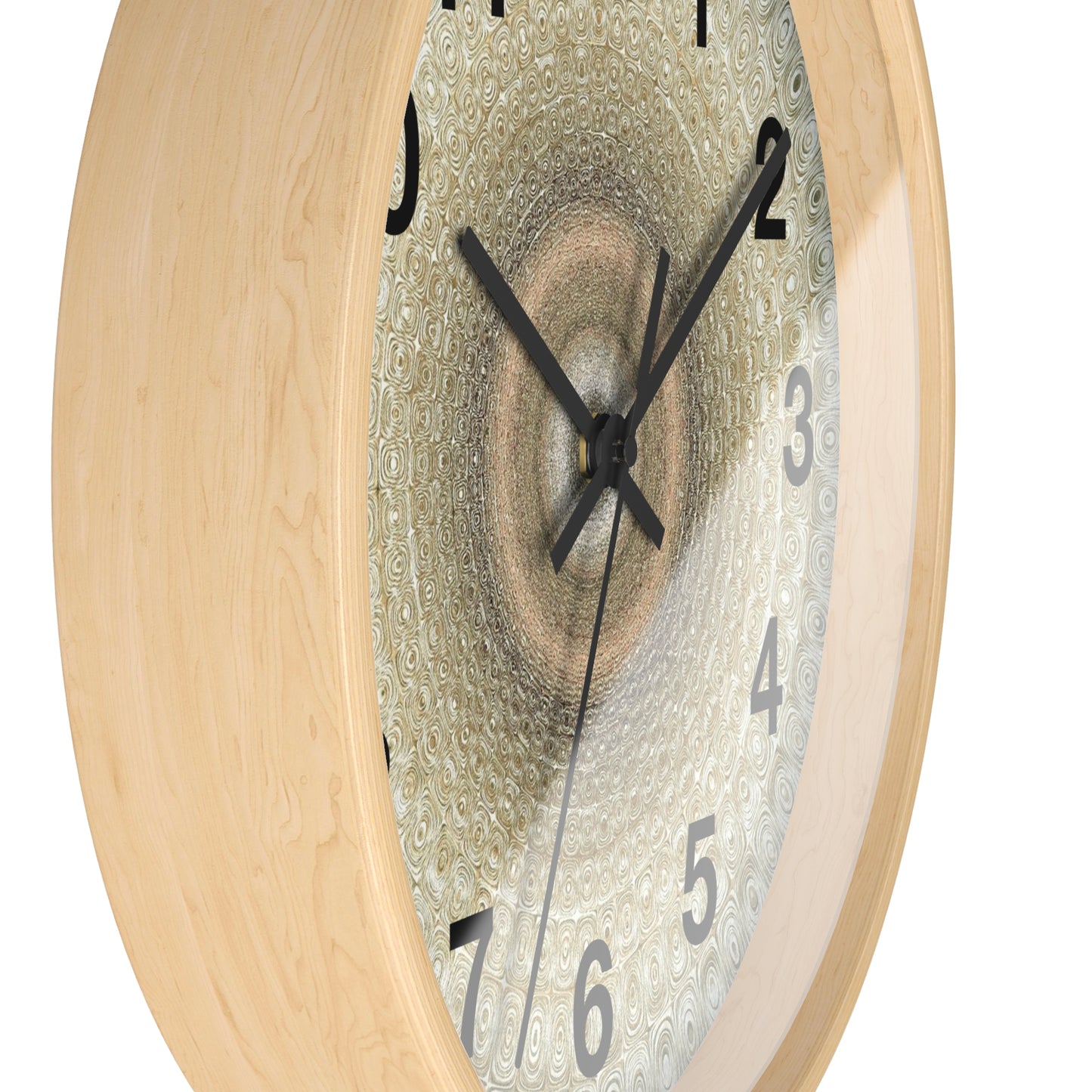 Elegant Textured Wall Clock, Modern Home Decor, Unique Gift for Housewarming, Minimalist Style, Timeless Design, Wall Art