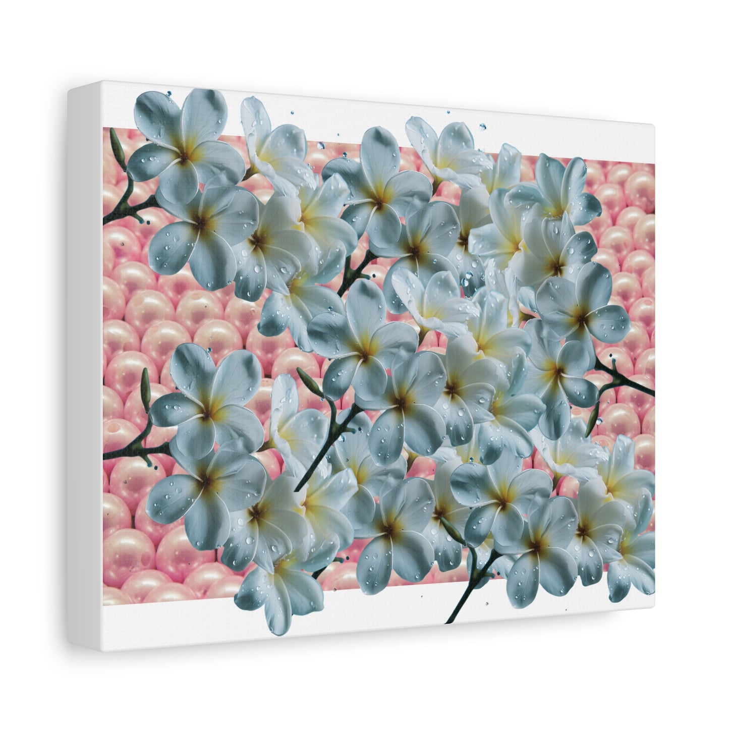 Floral Canvas Art Print - Elegant Home Decor, Botanical Wall Art, Gift for Her, Mother's Day Decoration, Vibrant Flower Artwork