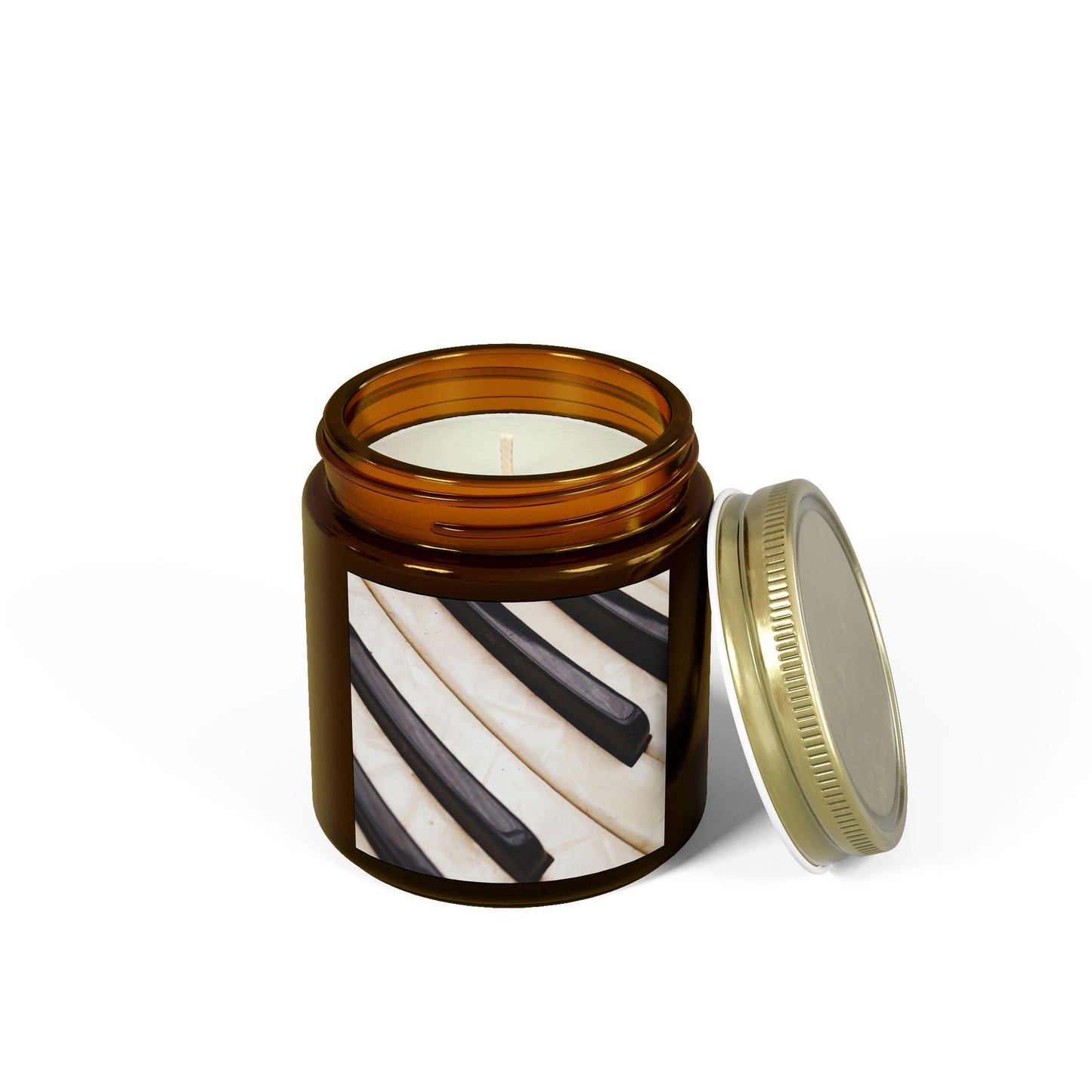 Piano Keys Scented Candles - Aromatic Bliss for Music Lovers, Relaxation, Home Decor, Gift for Musicians, Cozy Atmosphere