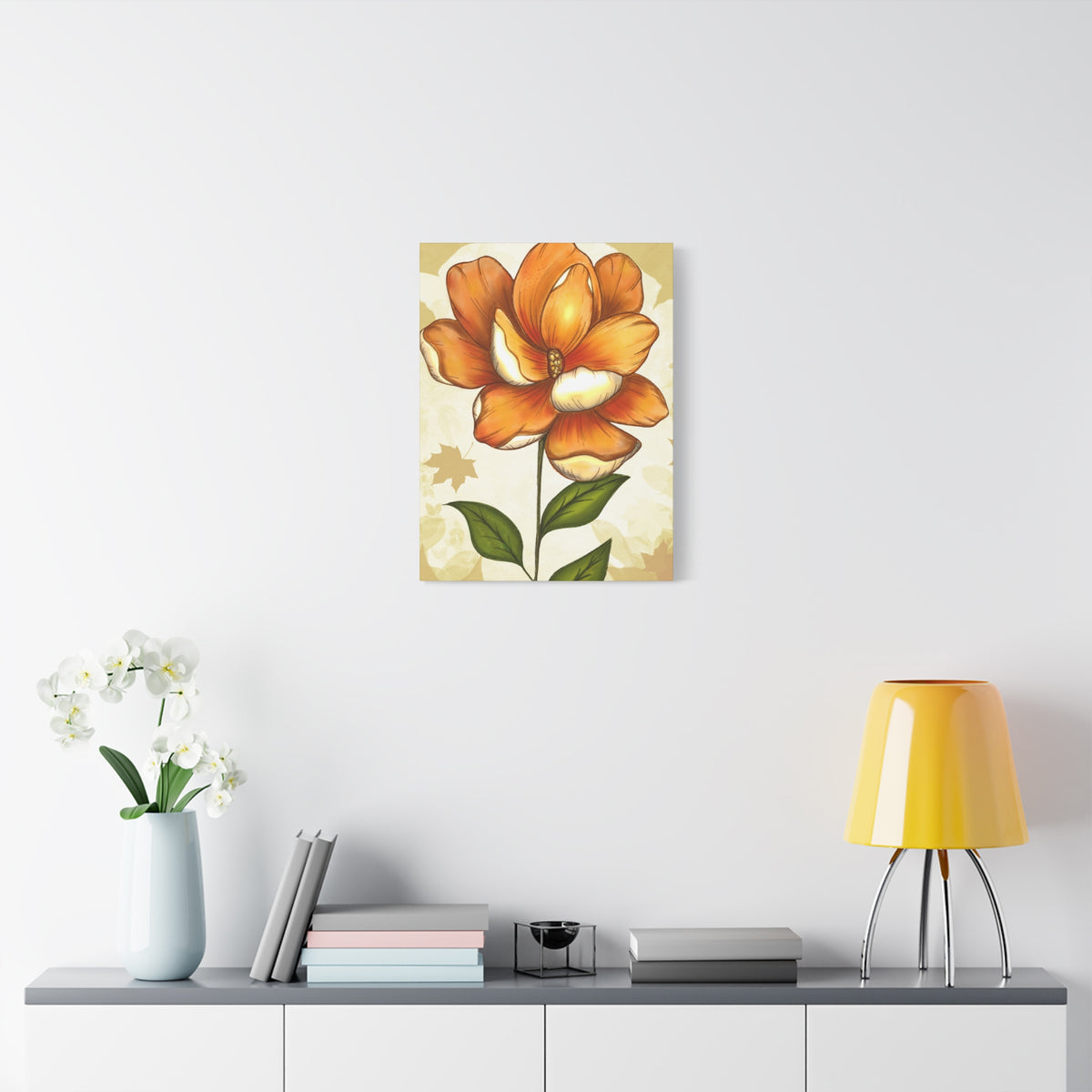 Copy of Matte Canvas, Stretched, 1.25" Tulips Pink and Purple Flowers