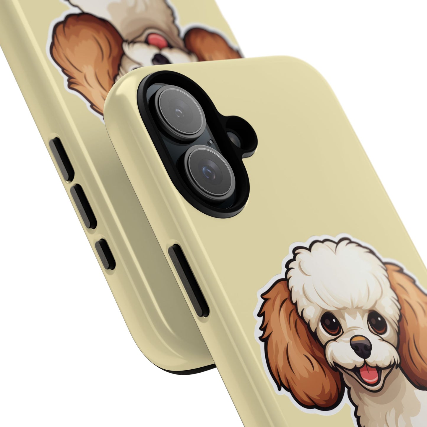 Cute Dog Phone Case, Pet Lover Gift, Custom Phone Cover, Cartoon Dog Case, Durable Phone Accessory