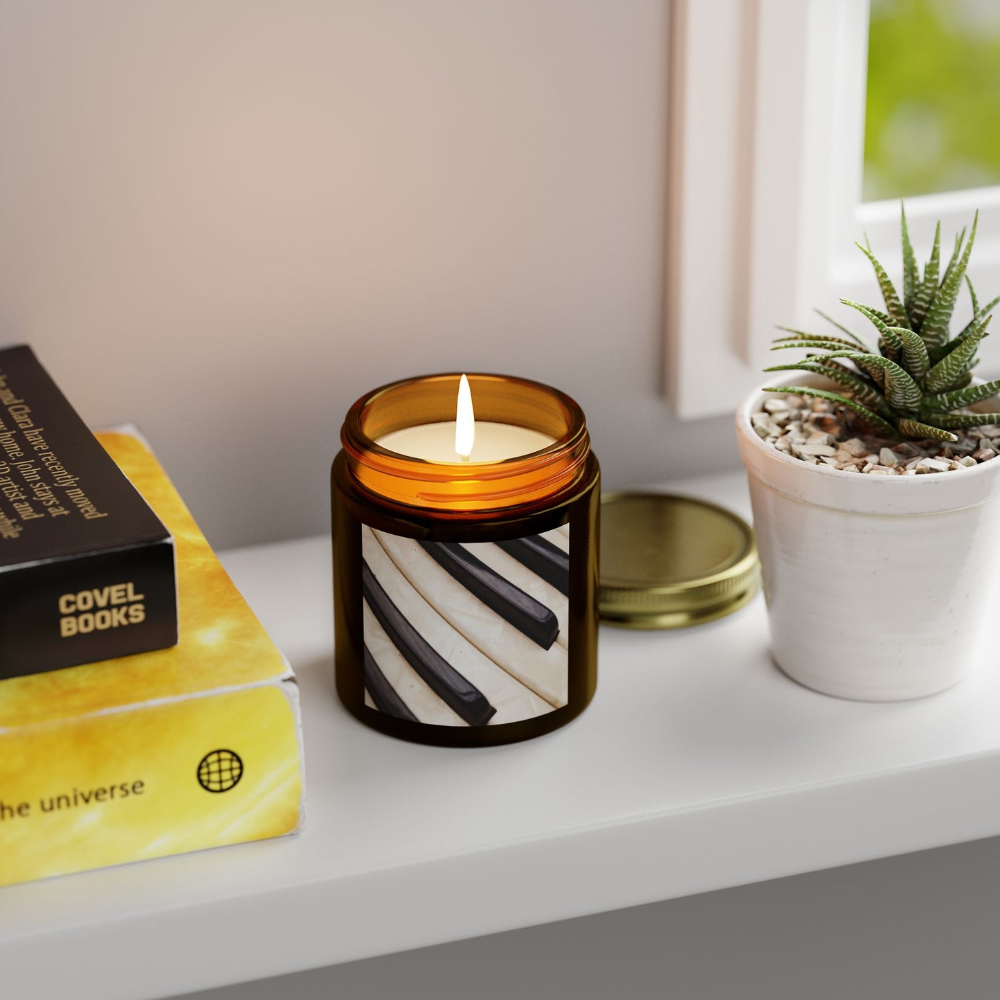 Piano Keys Scented Candles - Aromatic Bliss for Music Lovers, Relaxation, Home Decor, Gift for Musicians, Cozy Atmosphere