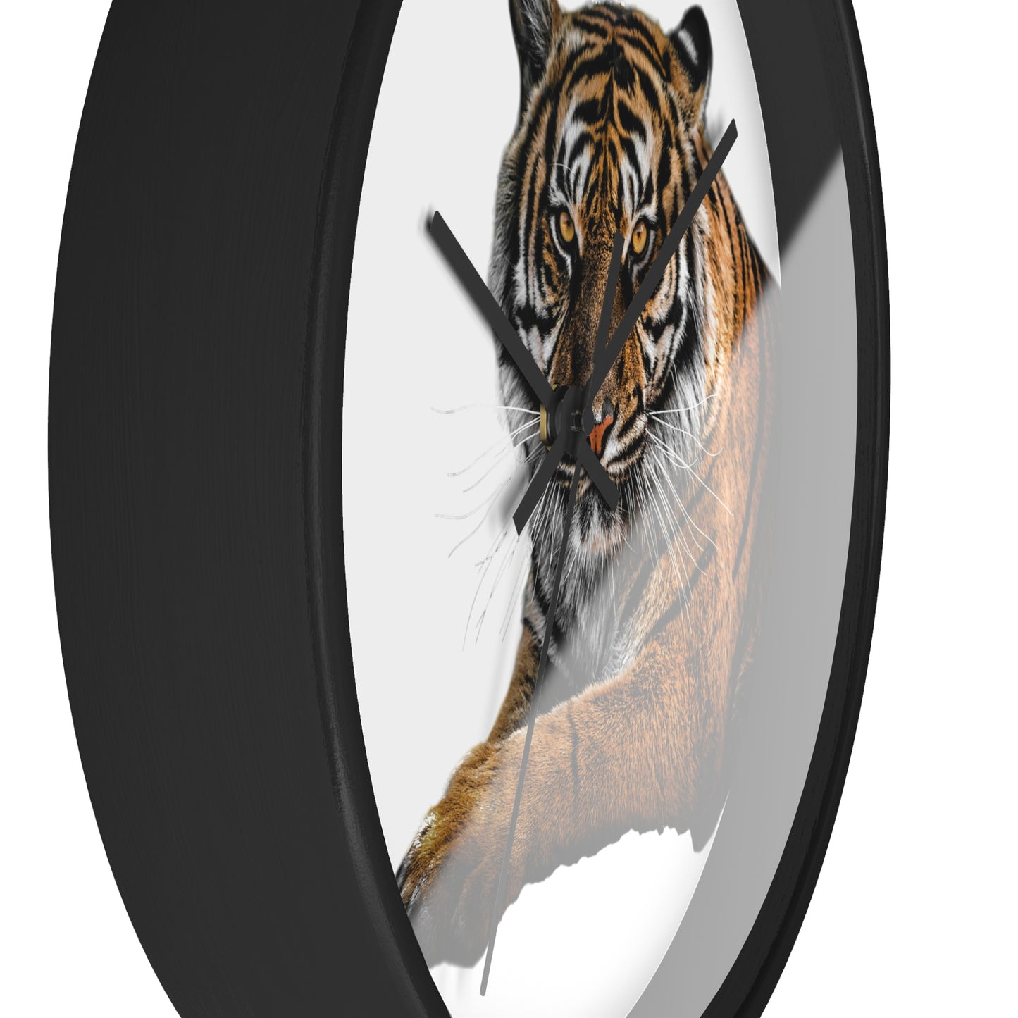 Majestic Tiger Wall Clock, Animal Theme Decor, Wildlife Clock