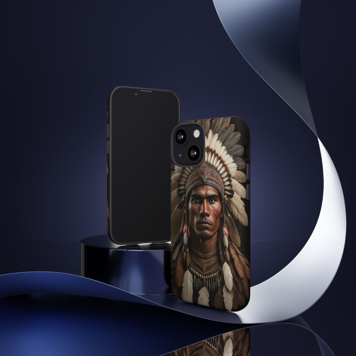 Native American Art Phone Case, Strong Culture Design, Unique Gift for Him or Her, Tough Cases, Customizable Protector, Tribal Style