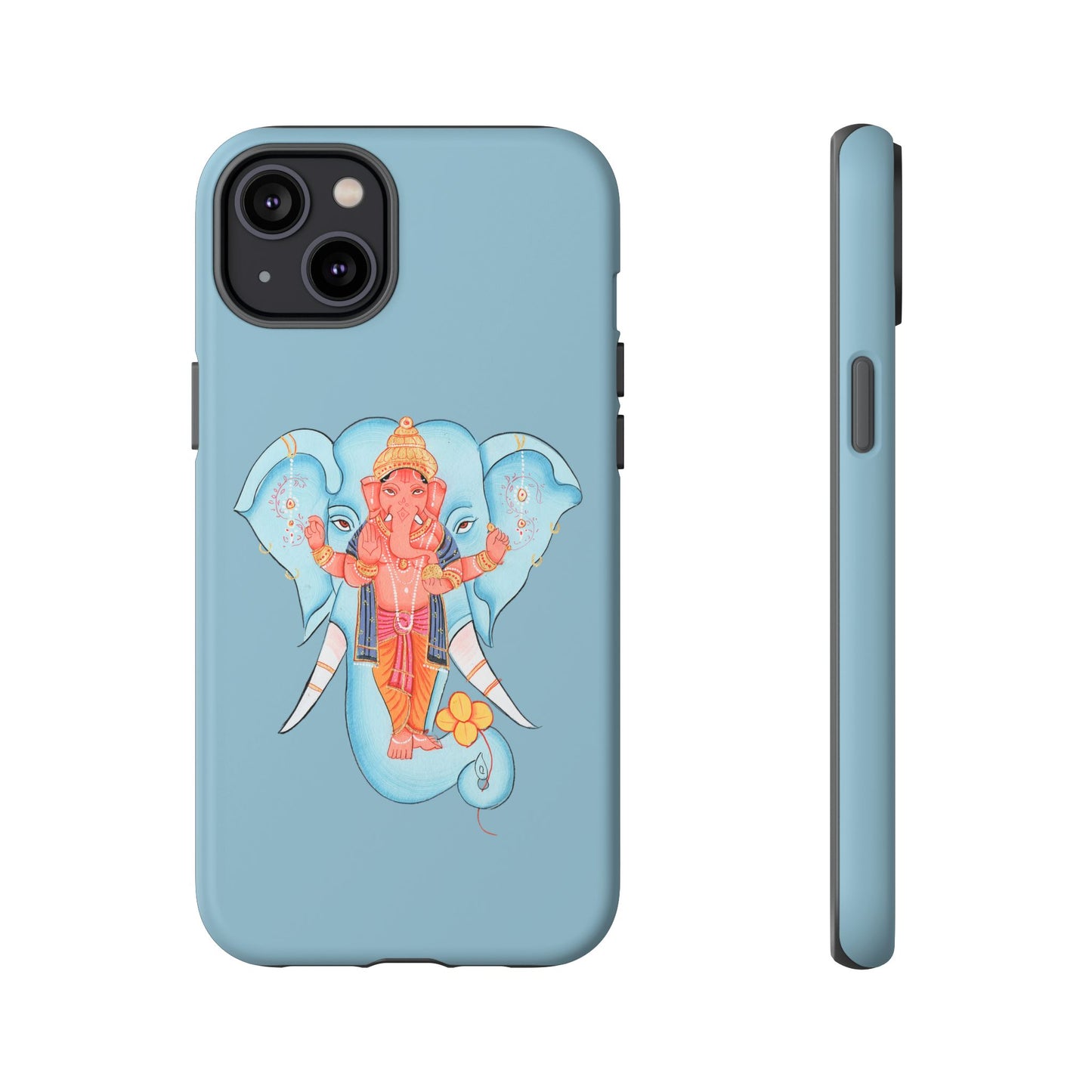 Tough Cases: Ganesh-Inspired Phone Case, Bohemian Phone Cover, Hindu Art Accessory, Festival Gift, Protective Phone Shell