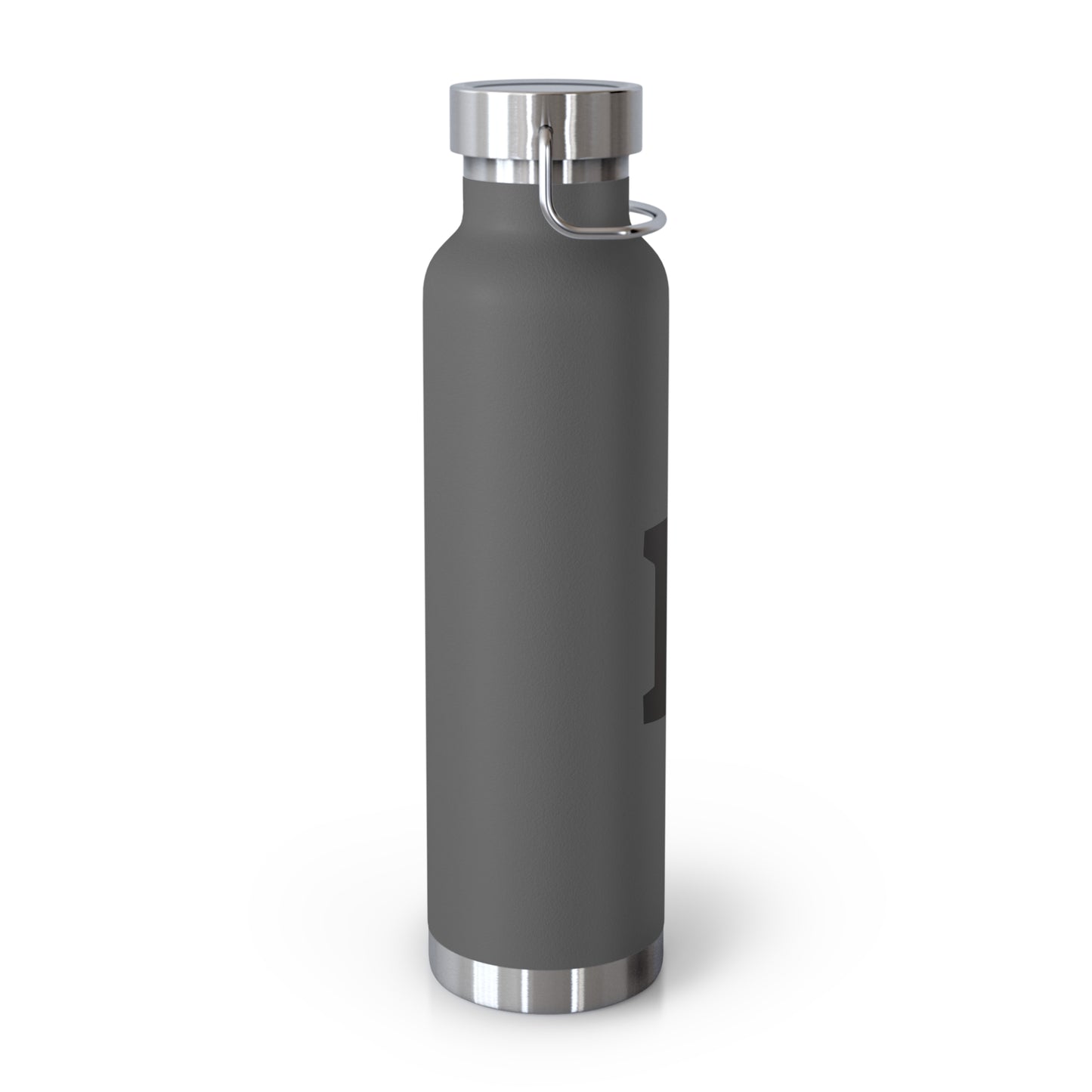 Personalized Copper Insulated Water Bottle, 22oz - "B" Custom Monogram, Travel Mug, Fitness Bottle, Hydration Gift, Eco-Friendly