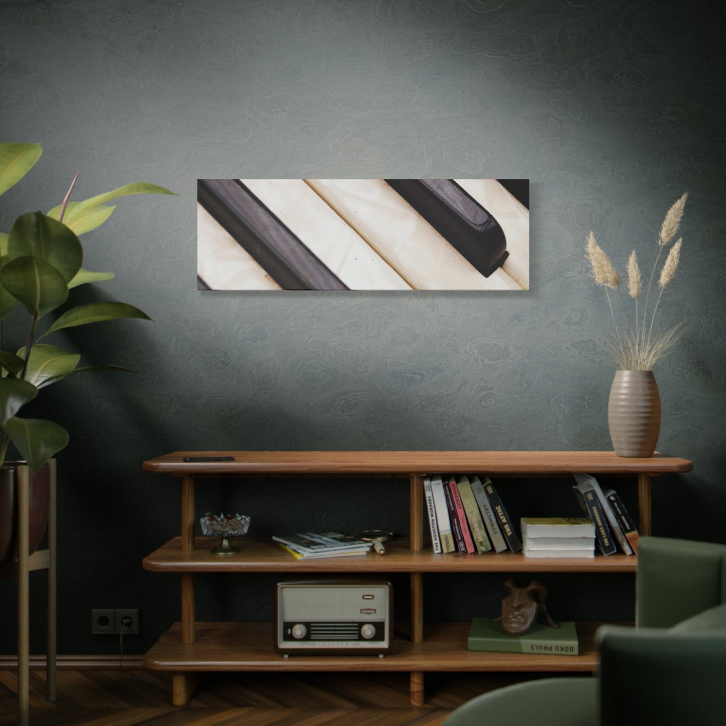 Piano Keys Canvas Wall Art, Music Decor for Home, Perfect Gift for Musicians or Music Lovers