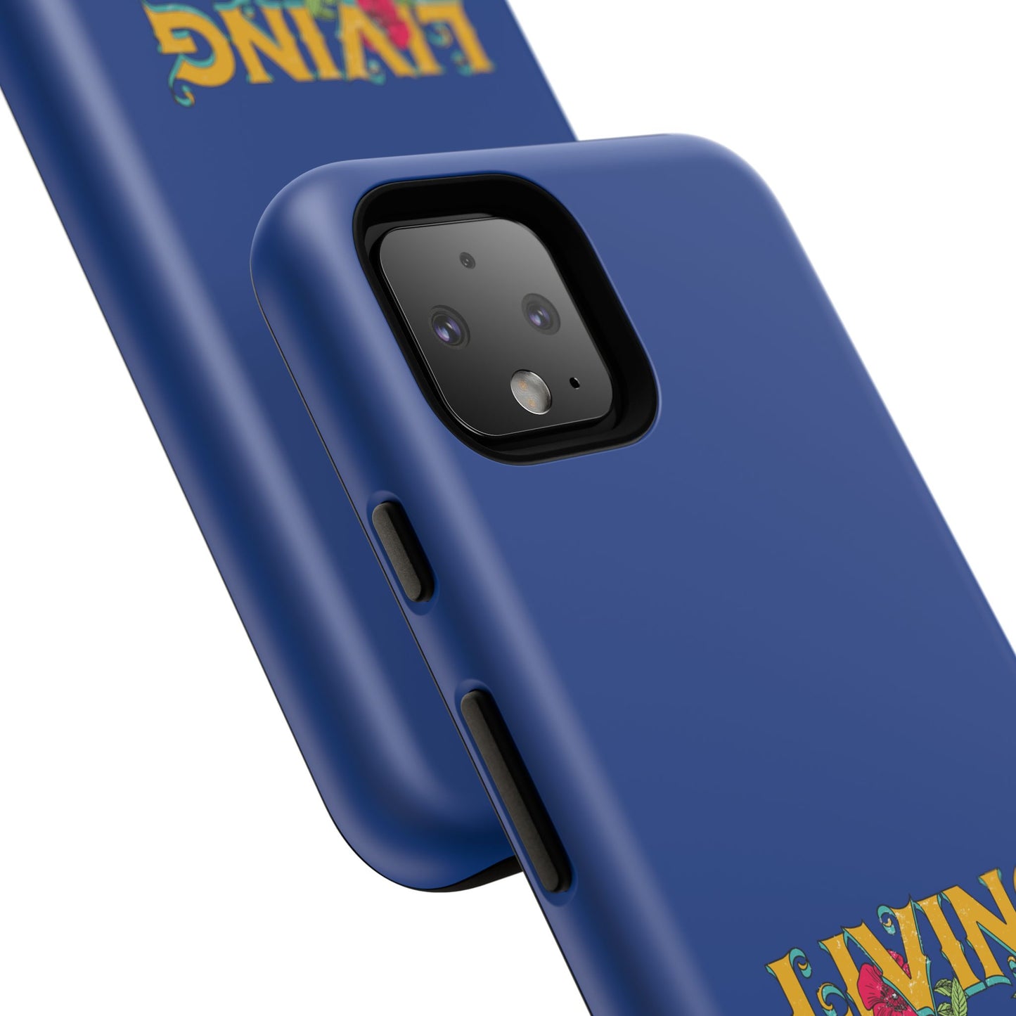 Living the Dream Phone Case, Floral Phone Cover, Tough Phone Case, Inspirational Gift, Boho Style Accessory, Dreamer Case