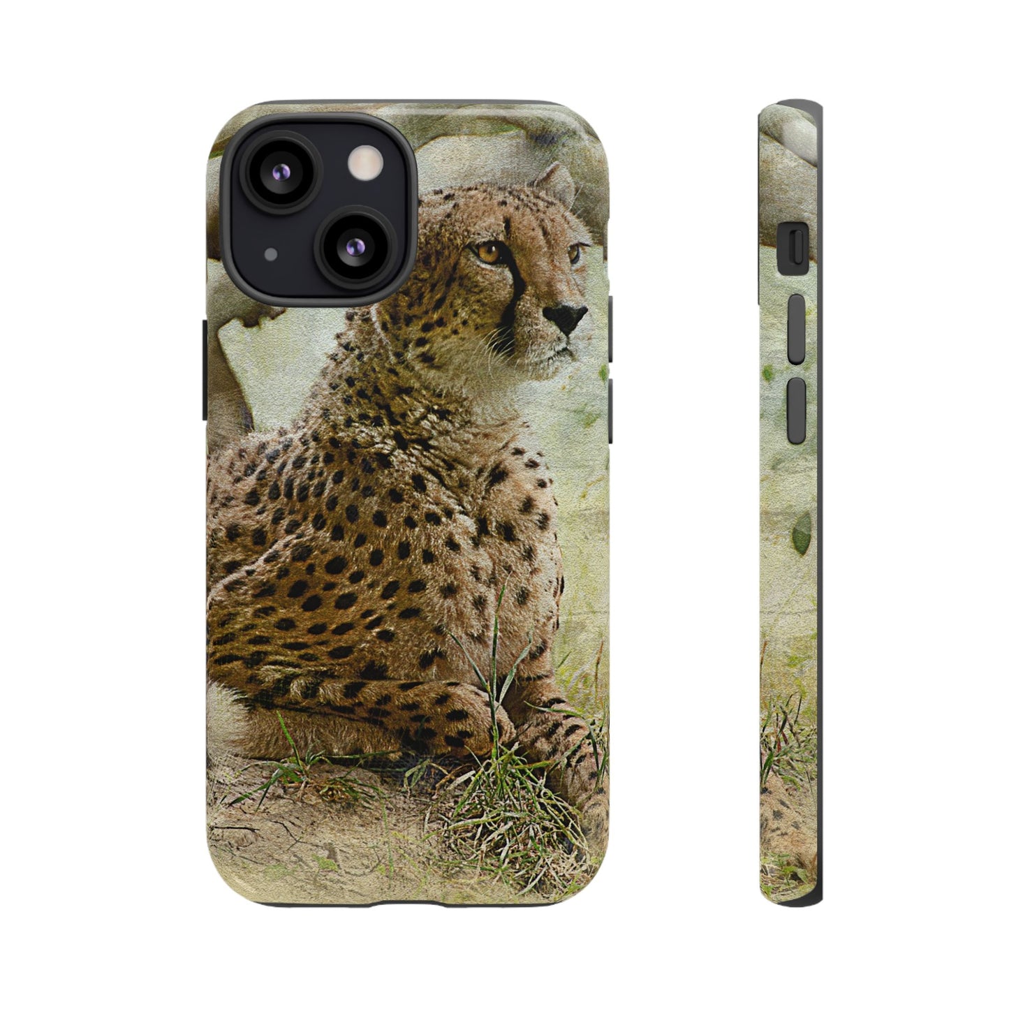 Cheetah Phone Case, Tough Cases, Animal Lover Gift, Wildlife Protection, Eco-Friendly Mobile Cover, Unique Phone Accessory