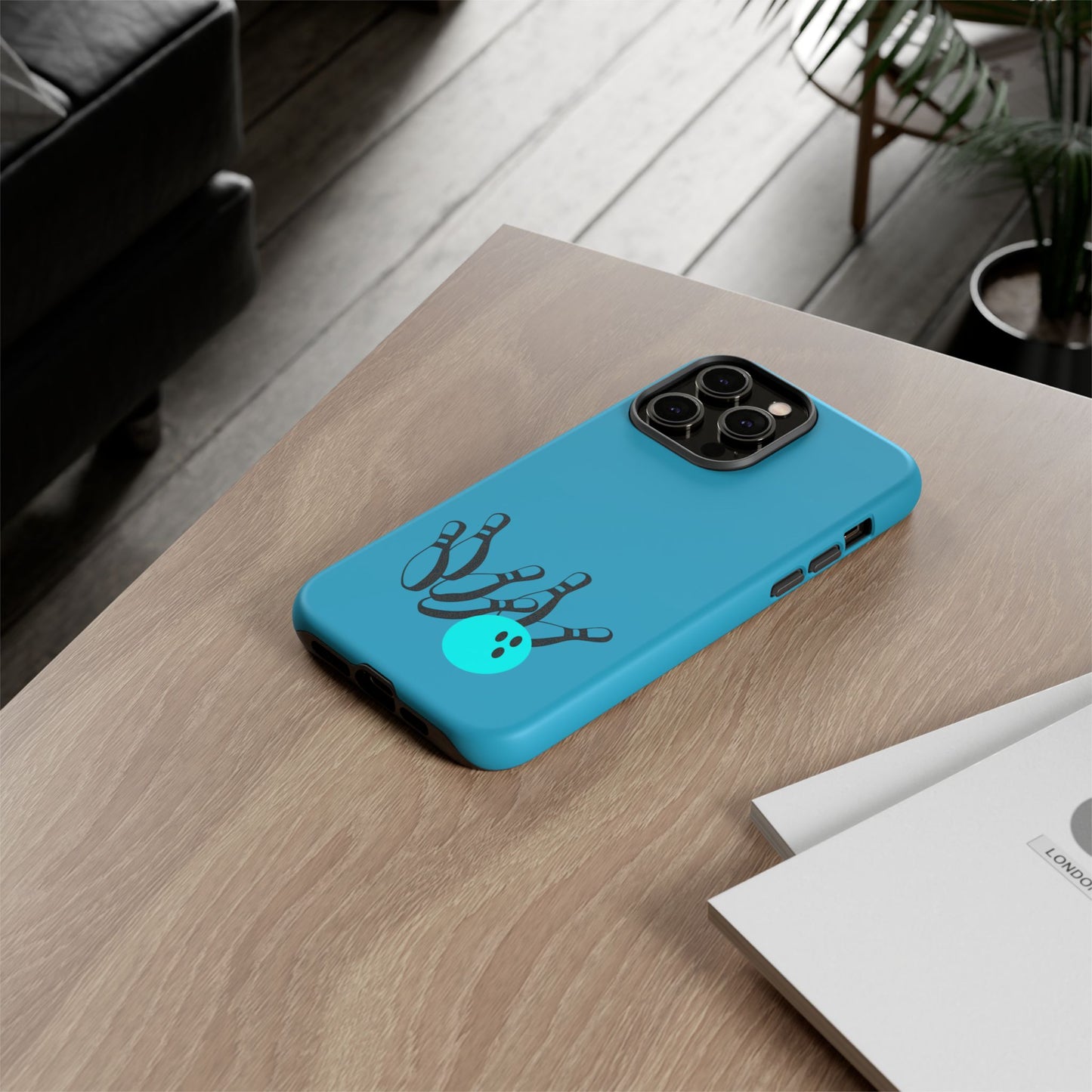 Bowling Phone Case, Tough Cases for Bowling Enthusiasts, Fun Gift for Bowlers, Unique Phone Accessory, Sports Themed Cases