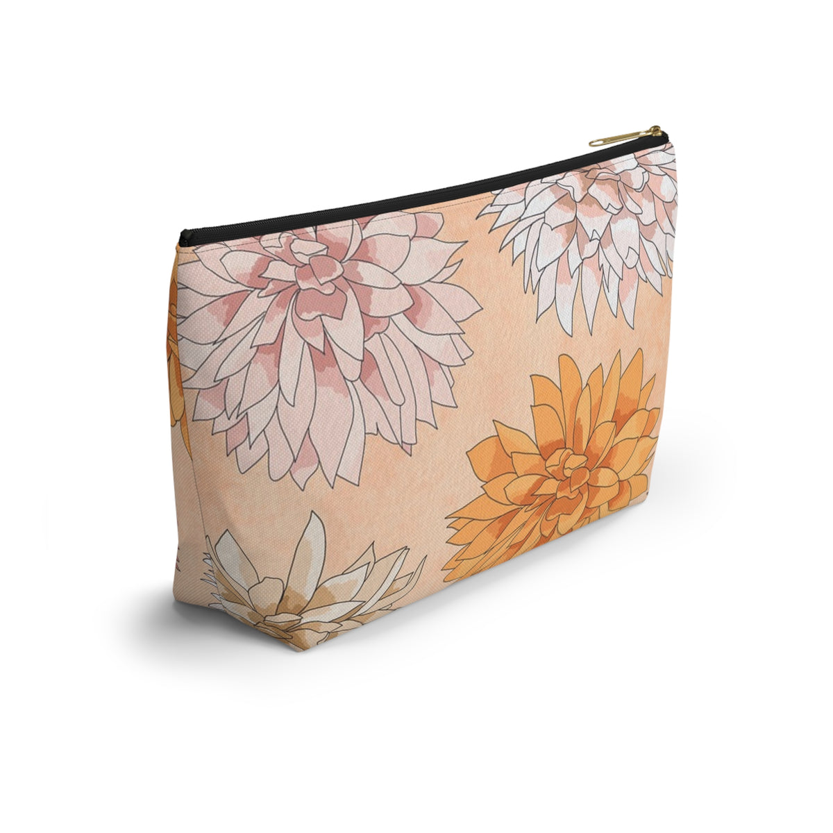 Floral Accessory Pouch - Versatile Cosmetic Bag, Travel Organizer, Gift for Her, Makeup Storage, Stylish Pencil Case