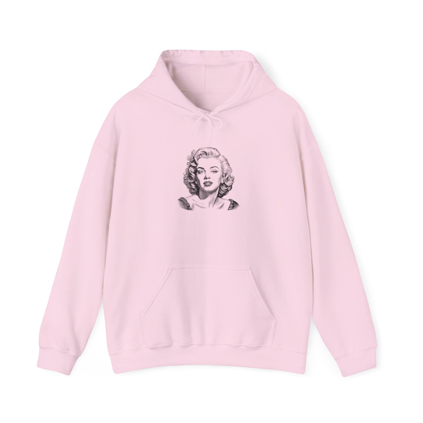Marilyn Monroe-Inspired Unisex Hoodie, Vintage Graphic Sweatshirt, Cozy Fashion, Gift for Her, Stylish Casual Wear