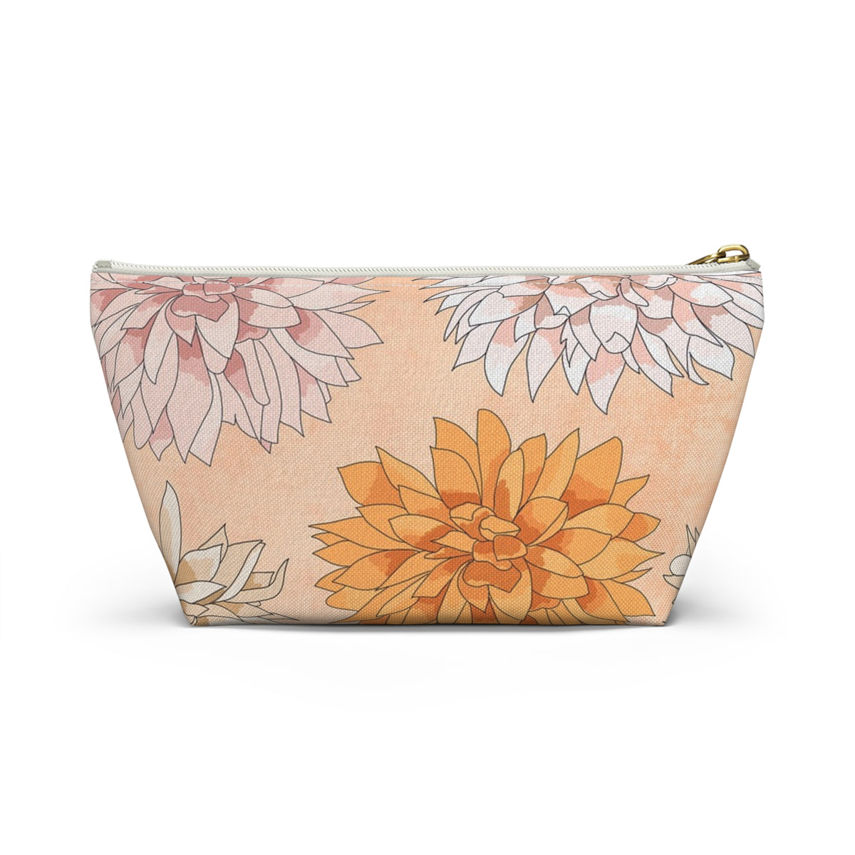 Floral Accessory Pouch - Versatile Cosmetic Bag, Travel Organizer, Gift for Her, Makeup Storage, Stylish Pencil Case