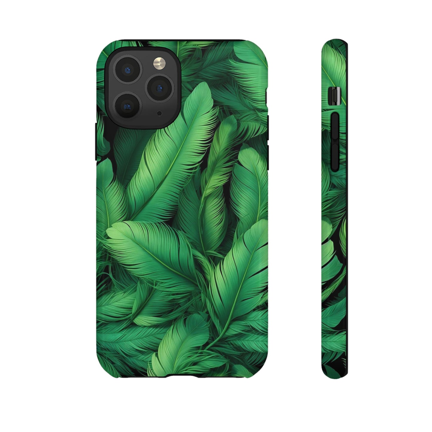 Tough Cases - Tropical Leaf Phone Case, Nature-inspired, Phone Accessory, Gift for Her, Jungle Theme, Eco-Friendly