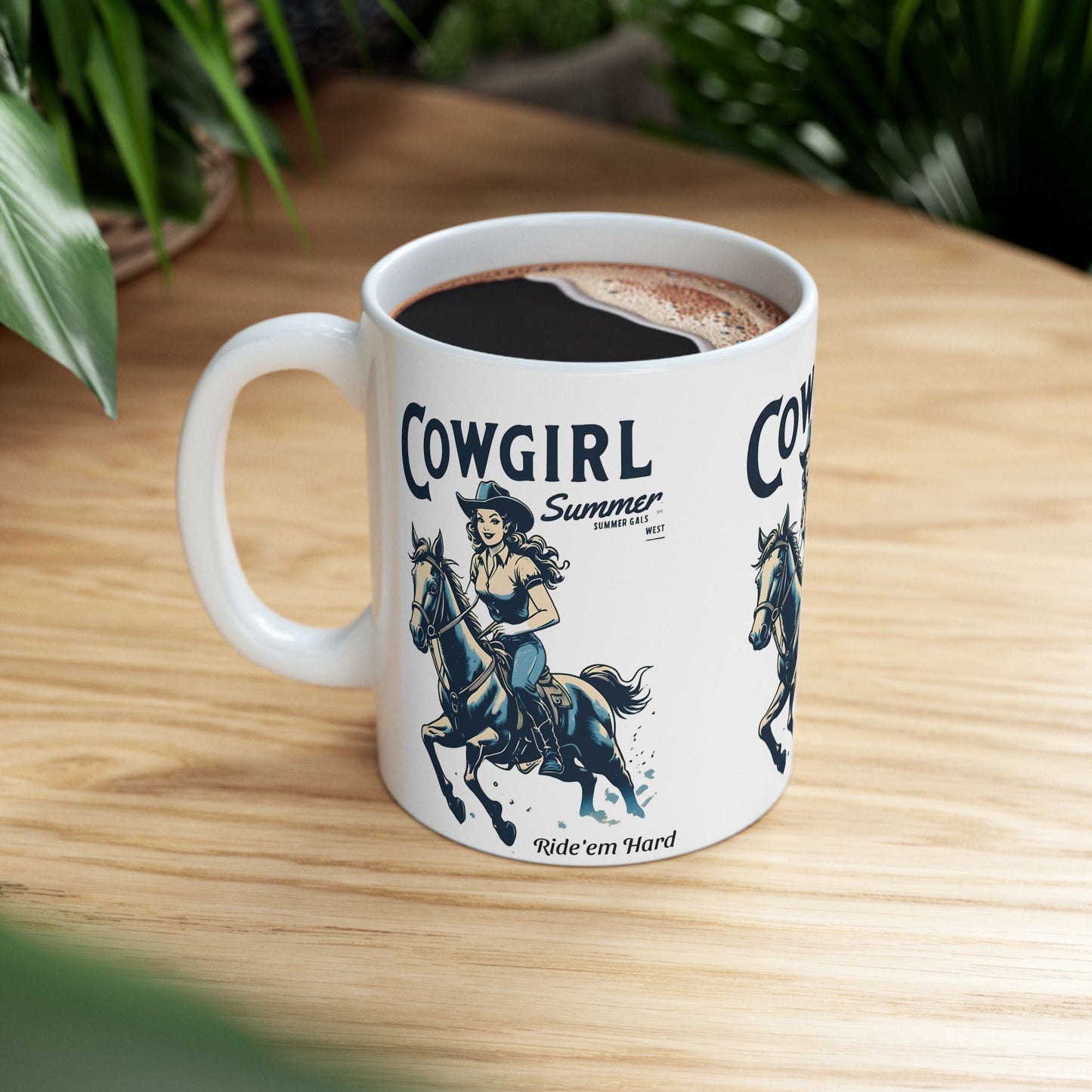 Cowgirl Summer Ceramic Mug