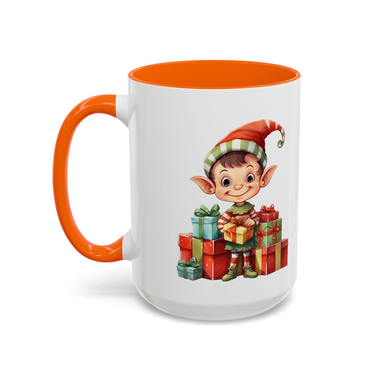 Holiday Elf Coffee Mug - Festive Gift Mug, Christmas Decor, Cute Elf Mug, Coffee Lover Gift, Winter Holiday Drinkware