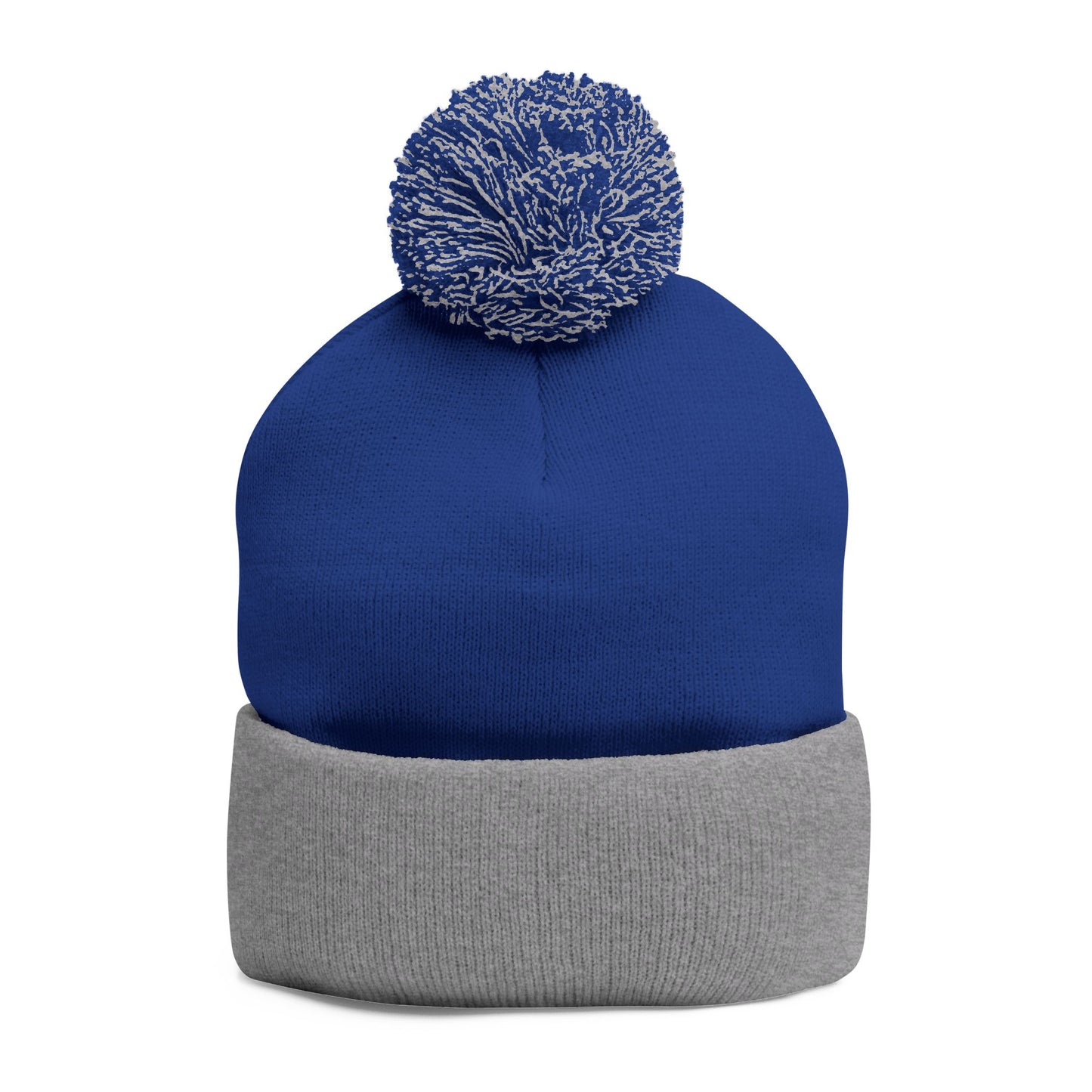 Cozy Pom-Pom Knit Cap, Winter Beanie, Embroidered Hat, Gift for Him/Her, Stylish Knitwear, Cold Weather Accessory