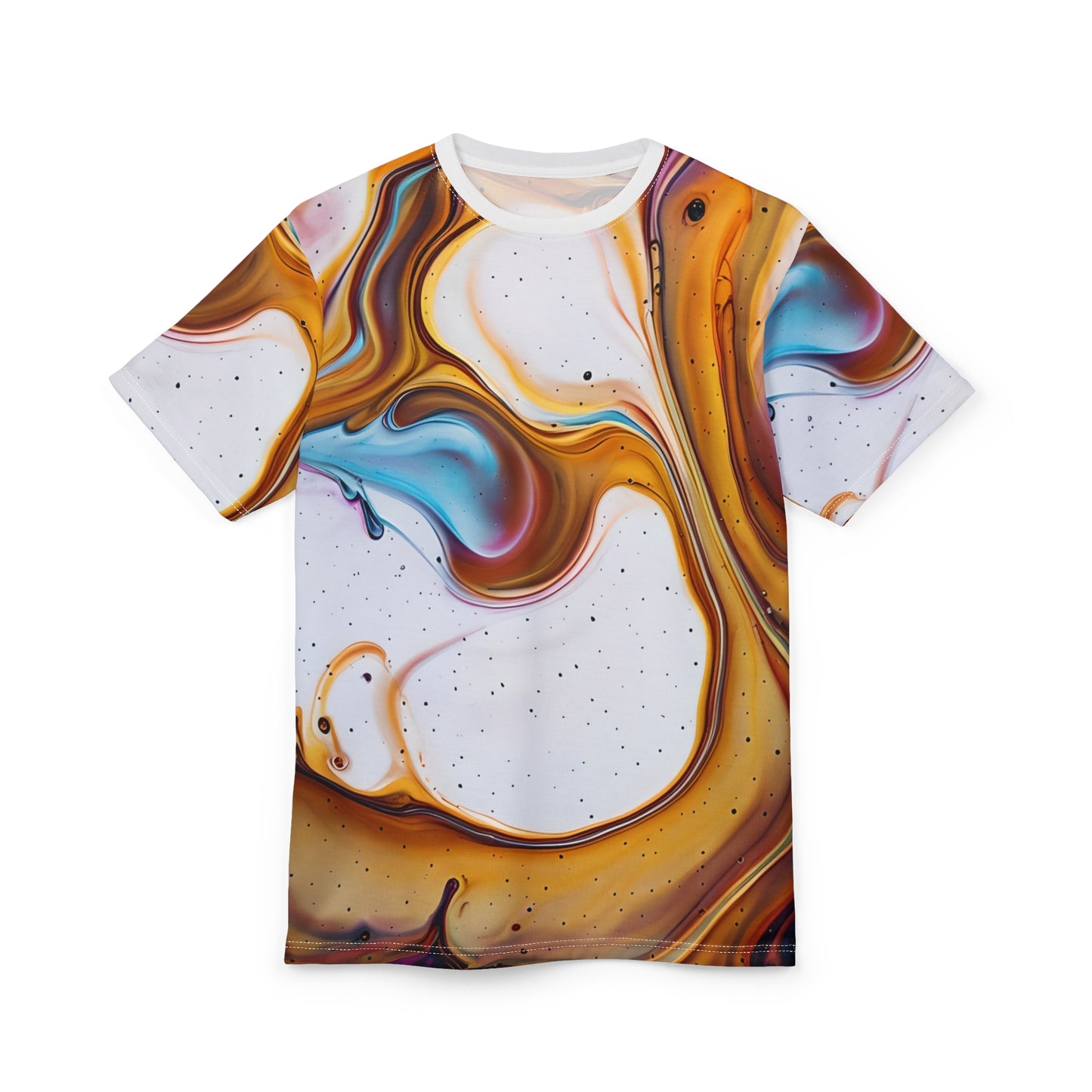 Abstract Swirl Unisex Tee, Artistic Graphic Shirt, Unique Fashion Top, Trendy Gift, Casual Wear, Statement Tee