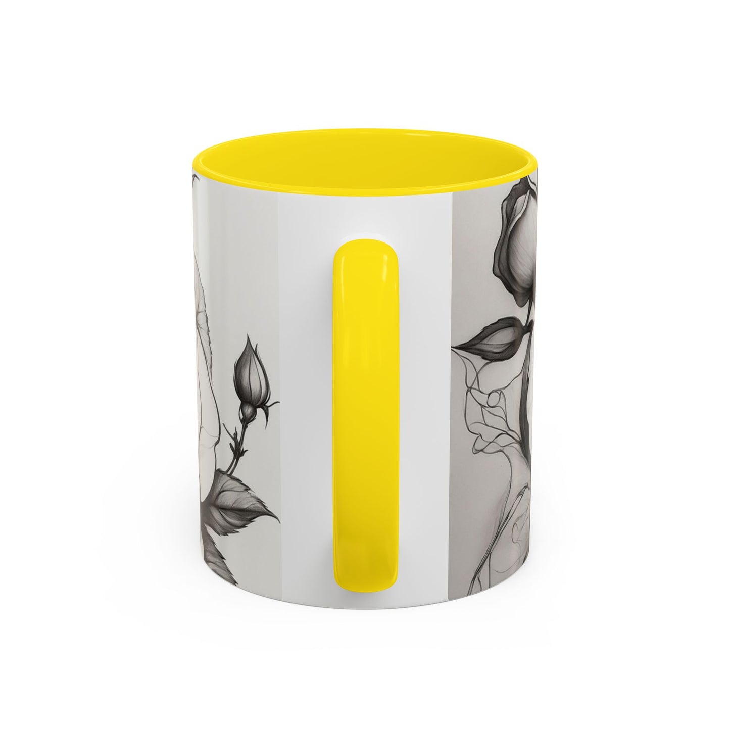 Elegant Floral Coffee Mug - Perfect Gift for Flower Lovers, Mother's Day, Birthdays, Home Decor, Office Use