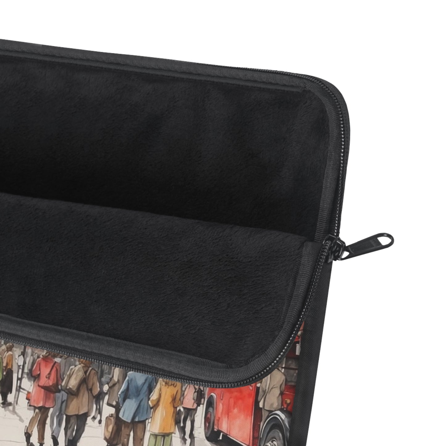Stylish London Laptop Sleeve, Red Bus Design, Perfect for Students, Professionals, Travelers, Great Gift for Tech Lovers