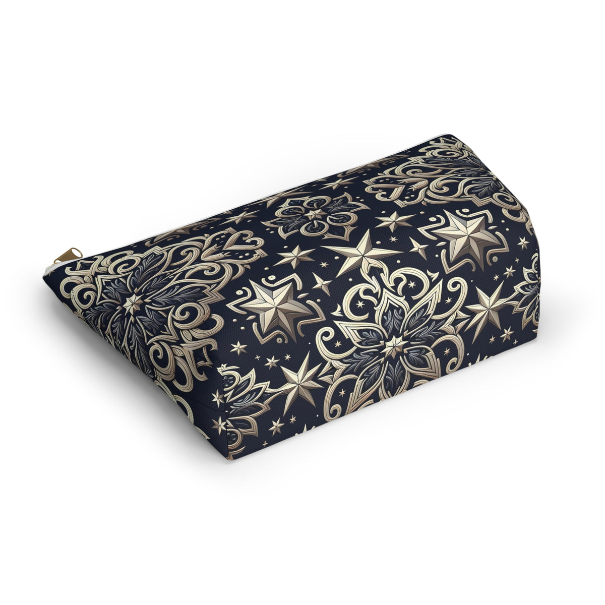 Elegant Starry Pattern Accessory Pouch | Makeup Bag, Travel Organizer, Gift for Her, Stylish Storage, Cosmetology Essentials
