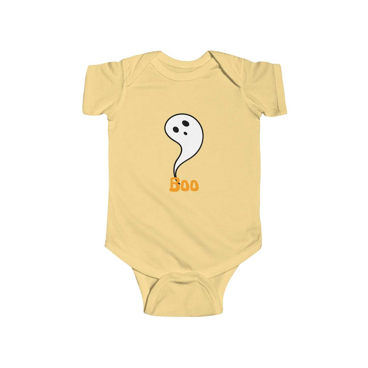Boo Ghost Infant Bodysuit, Halloween Baby Outfit, Cute Ghost Onesie, Infant Costume, Toddler Halloween Apparel