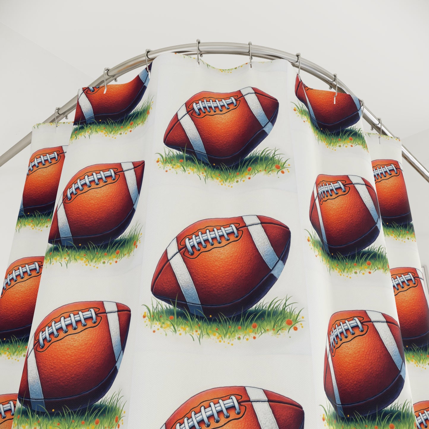 Shower Curtains football