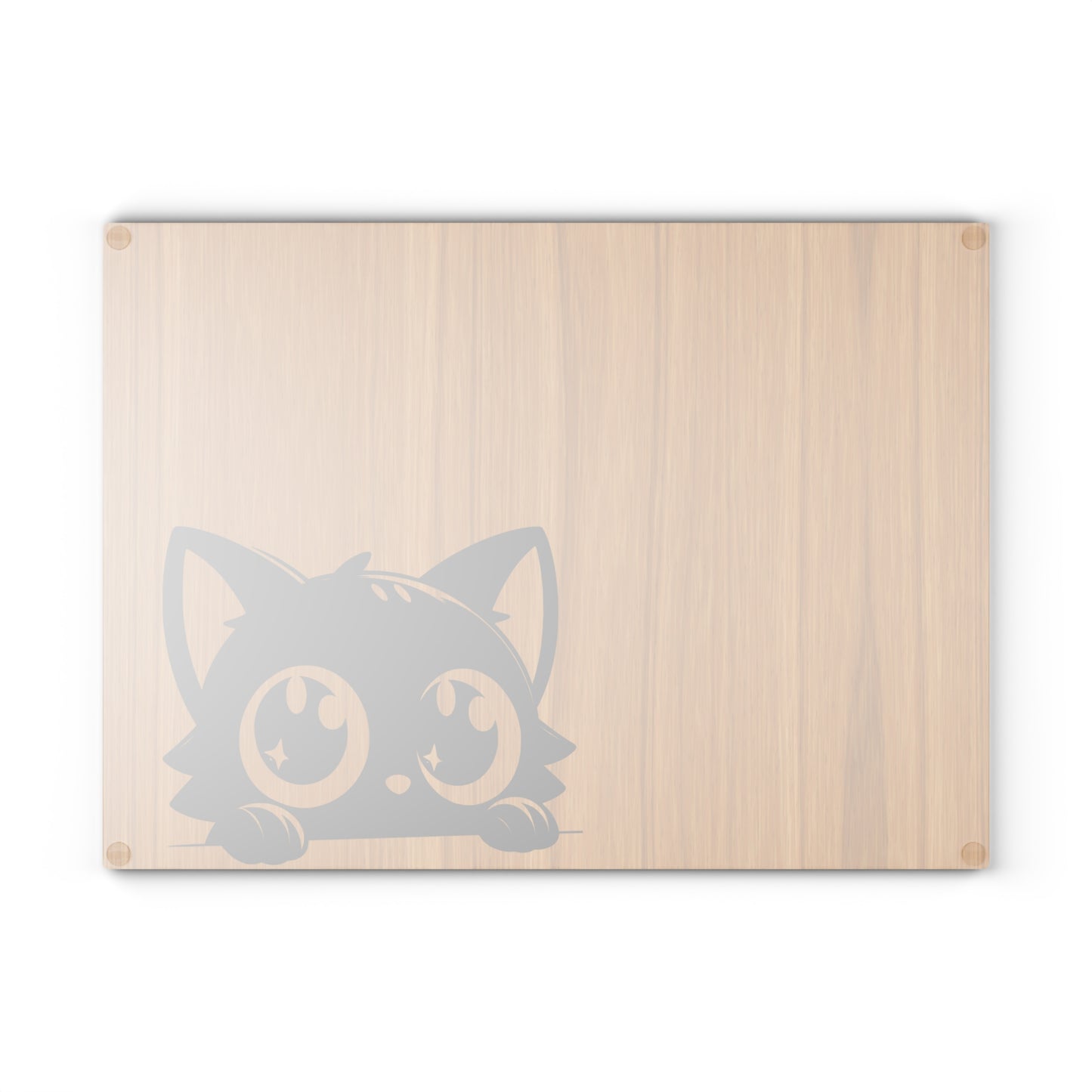 Cute Cat Glass Cutting Board, Kitchen Decor, Gift for Cat Lovers, Unique Kitchenware, Cooking Accessory, Pet-themed Housewarming Gift