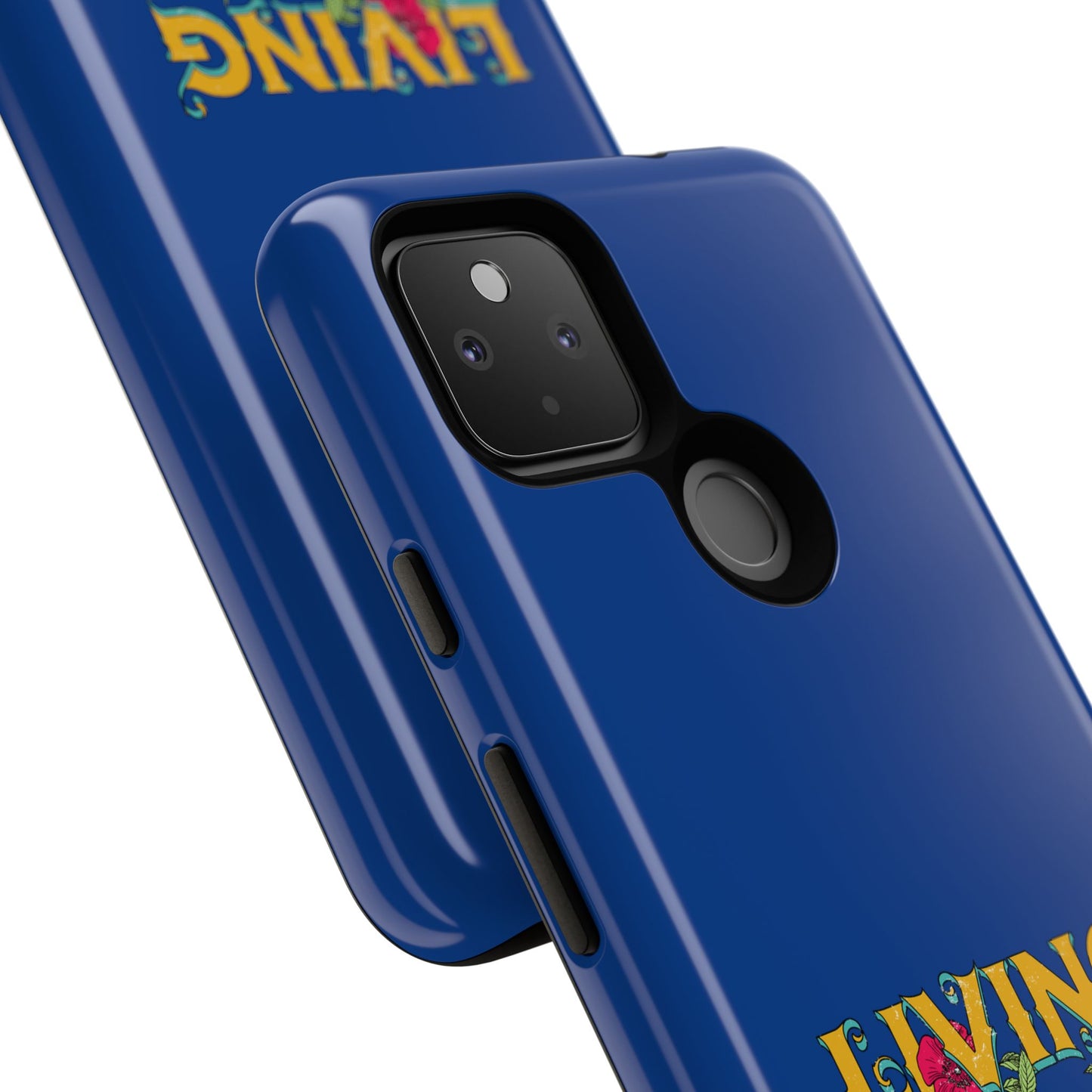 Living the Dream Phone Case, Floral Phone Cover, Tough Phone Case, Inspirational Gift, Boho Style Accessory, Dreamer Case