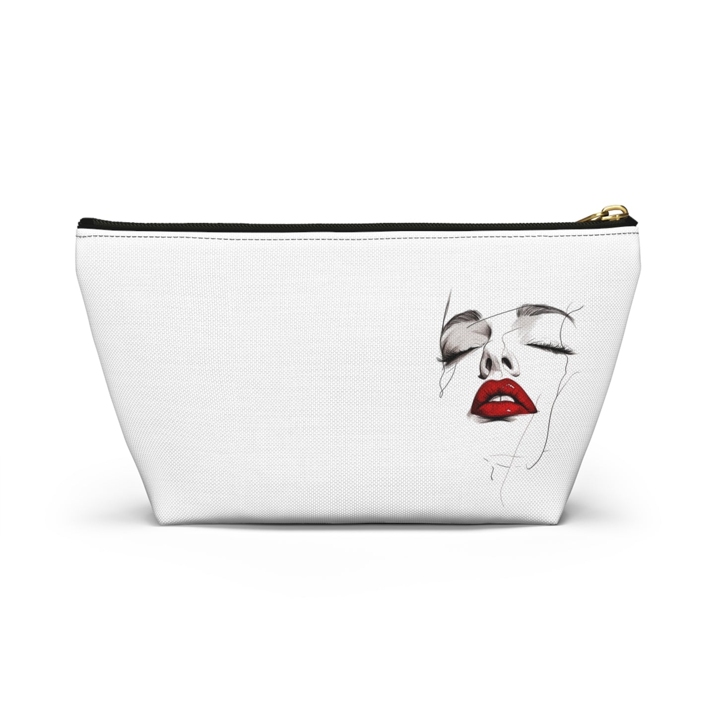 Elegant Makeup Accessory Pouch, Beauty Organizer Pouch, Cosmetic Bag, Gift for Her, Stylish Travel Pouch, Fashionable Storage