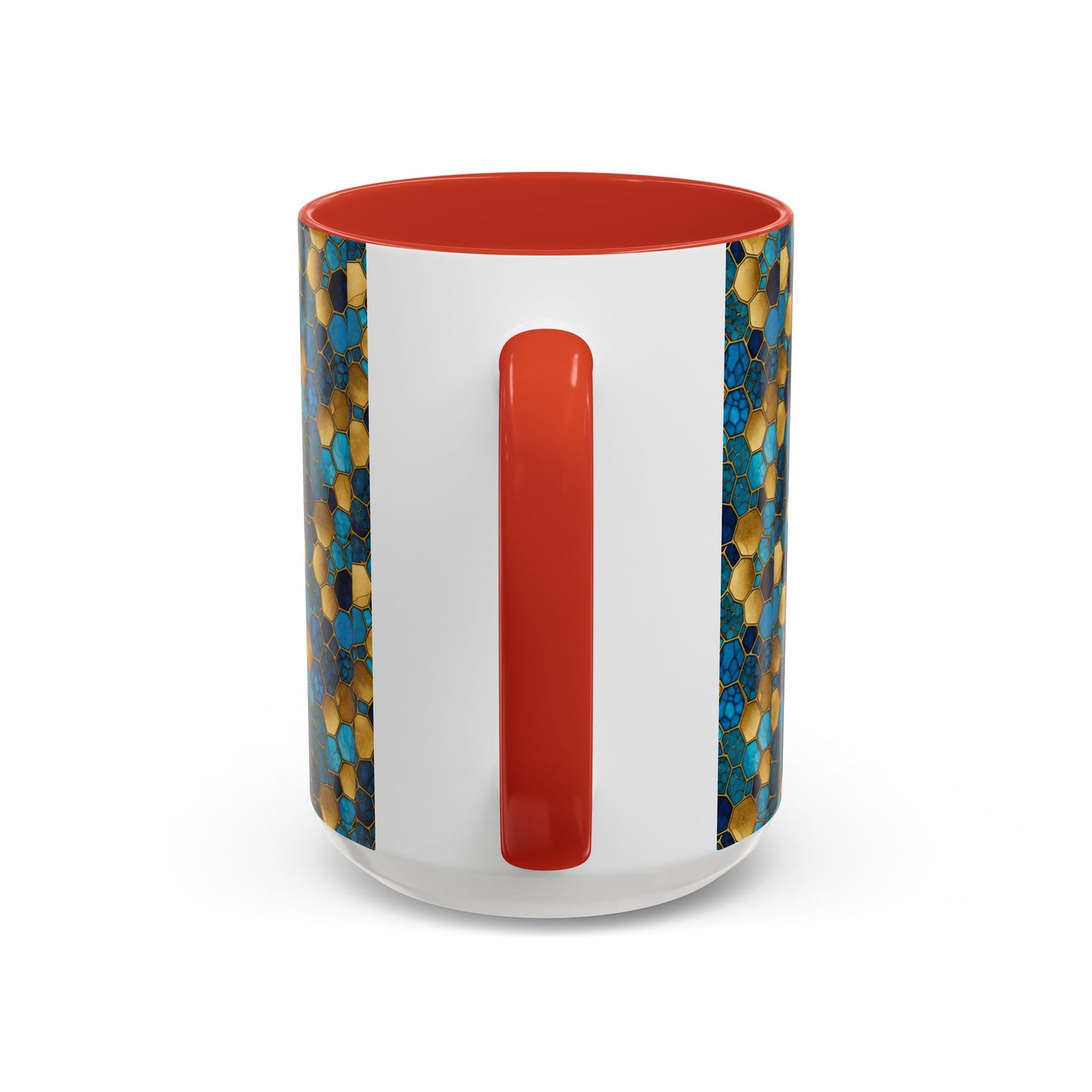 Textured Geometric Accent Coffee Mug, Unique Coffee Cup, Home Decor, Gift for Coffee Lovers, Modern Kitchenware