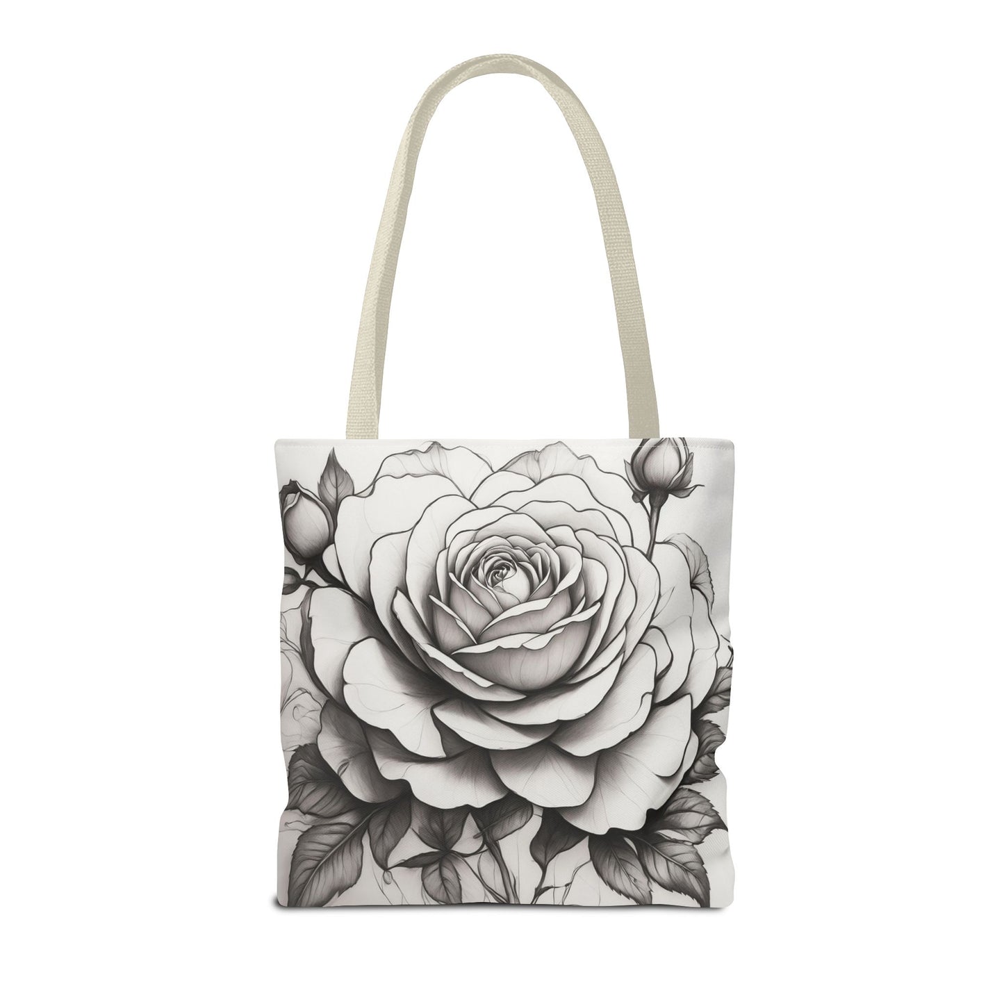 Elegant Floral Tote Bag, Garden Lover Gift, Shopping Bag, Art Print Tote, Mother's Day Gift, Eco-Friendly Canvas Bag