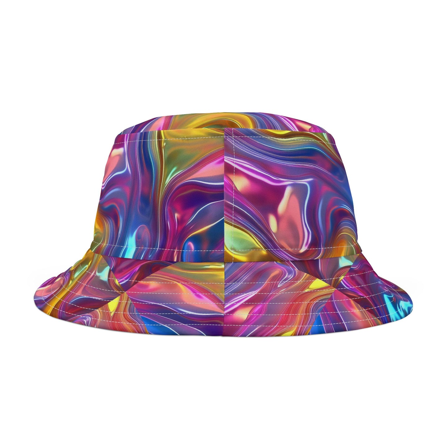 Vibrant Swirl Bucket Hat, Boho Summer Hat, Festival Fashion, Artistic Sun Hat, Colorful Accessory, Beachwear Essential