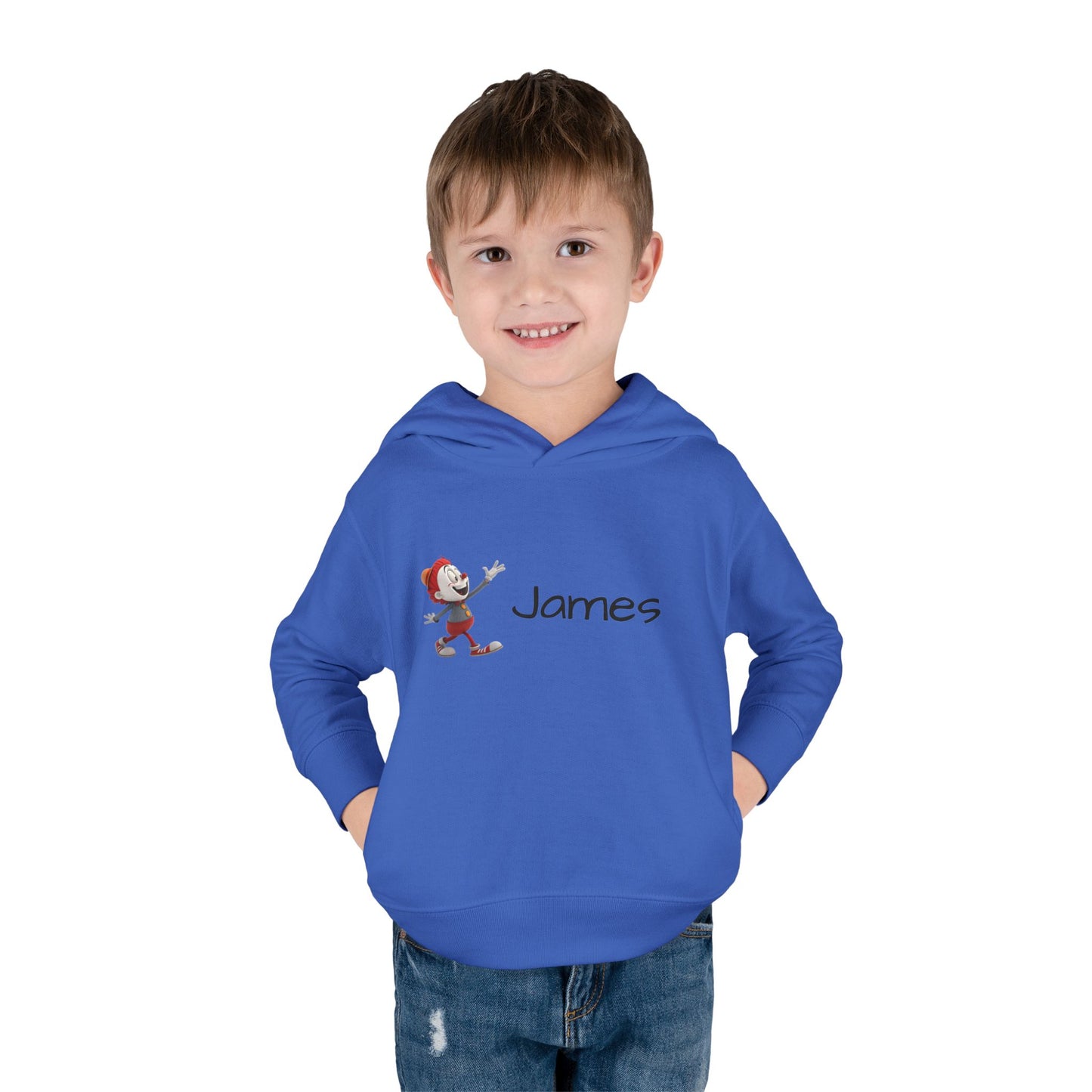 Personalized Toddler Hoodie with Customizable Name, Cozy Kids Pullover, Great for Birthdays, Playdates, Holidays, Gift Idea
