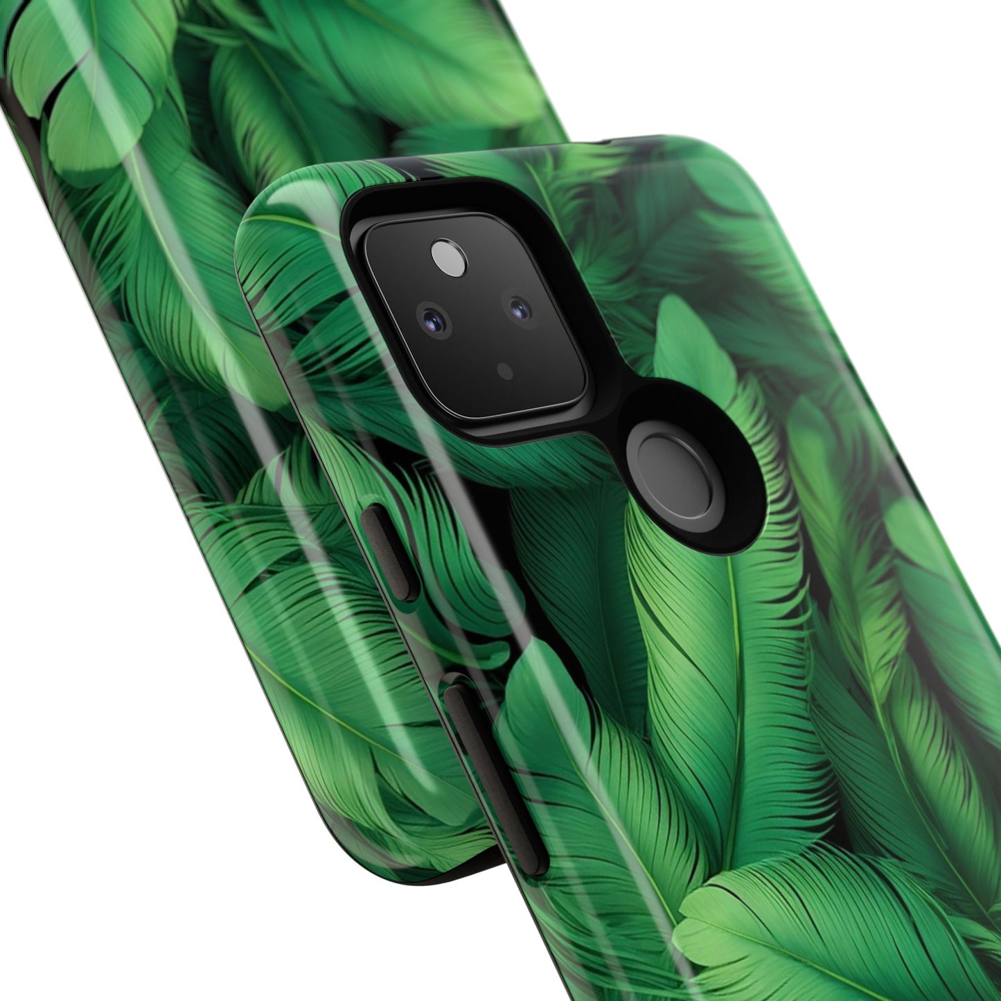 Tough Cases - Tropical Leaf Phone Case, Nature-inspired, Phone Accessory, Gift for Her, Jungle Theme, Eco-Friendly