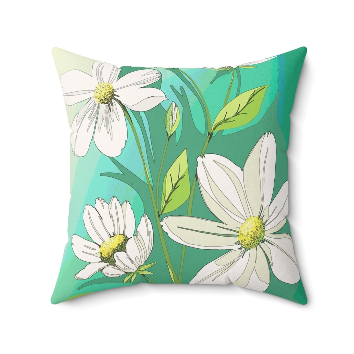 Spun Polyester Square Pillow