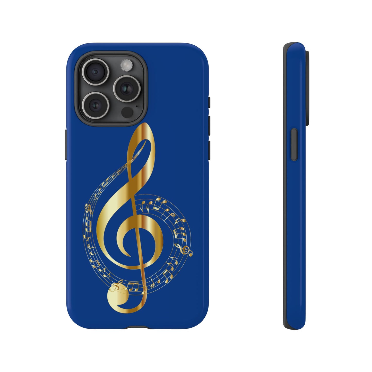 Tough Cases Blue and Gold Musical Note