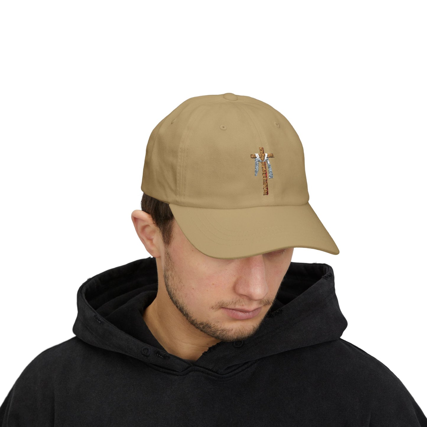 White Embroidered Classic Dad Cap - Casual Vintage Style, Perfect Gift for Father's Day, Summer Outings, Everyday Wear, Trendy Accessory