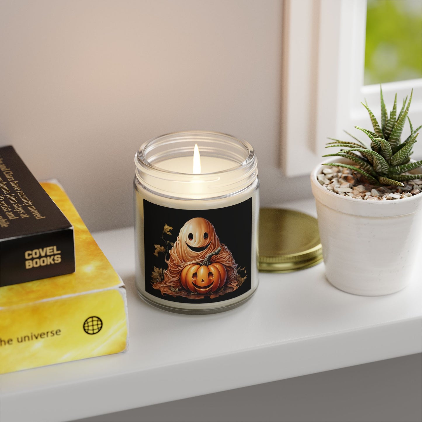Halloween Scented Candles, Fall Decor, Cozy Home Fragrance, Pumpkin Spice Candle, Spooky Vibes, Autumn Gift