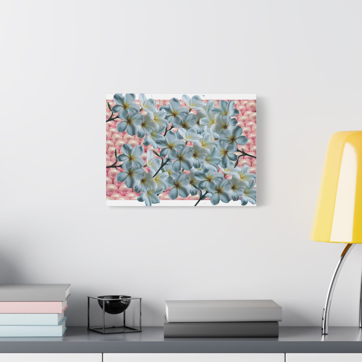 Floral Canvas Art Print - Elegant Home Decor, Botanical Wall Art, Gift for Her, Mother's Day Decoration, Vibrant Flower Artwork
