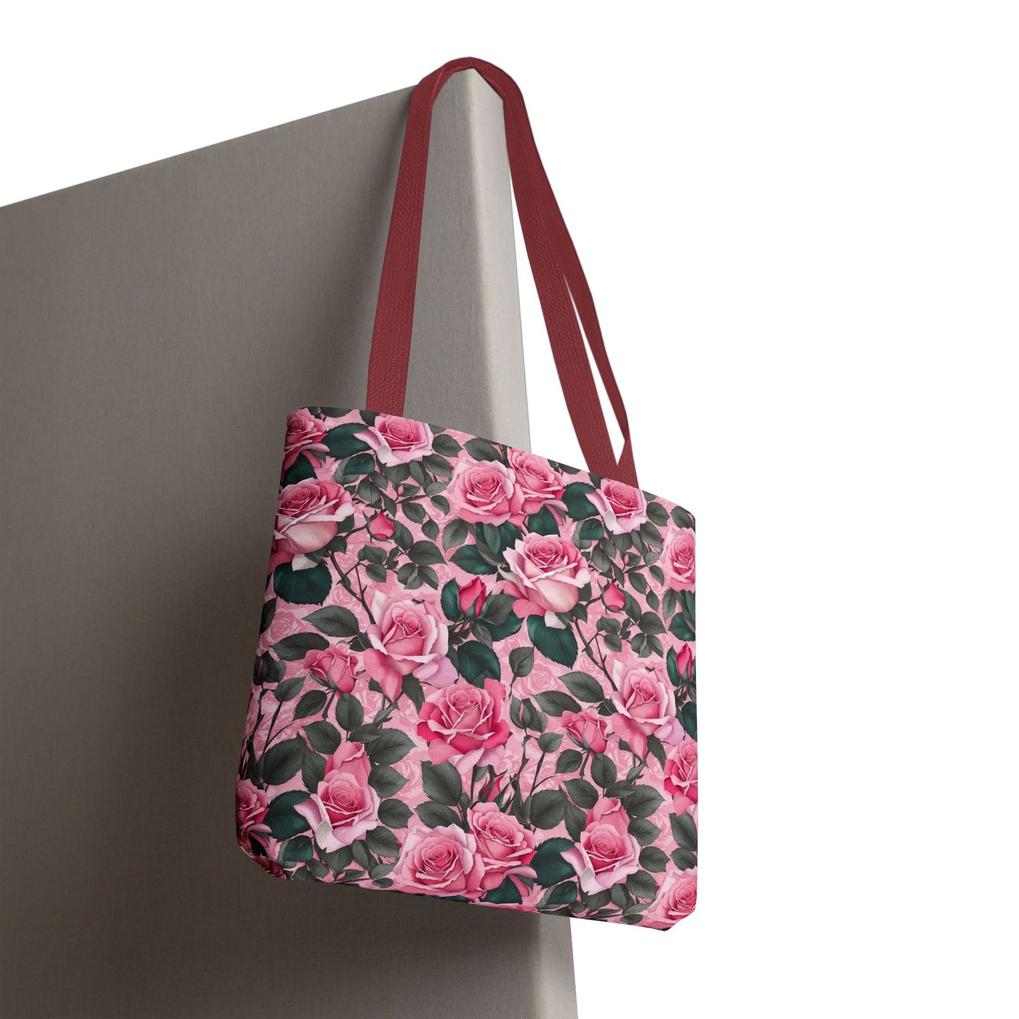 Pretty Pink Floral Tote Bag, Stylish Reusable Bag, Shopping Tote, Gift for Her, Eco-Friendly, Mother's Day Gift