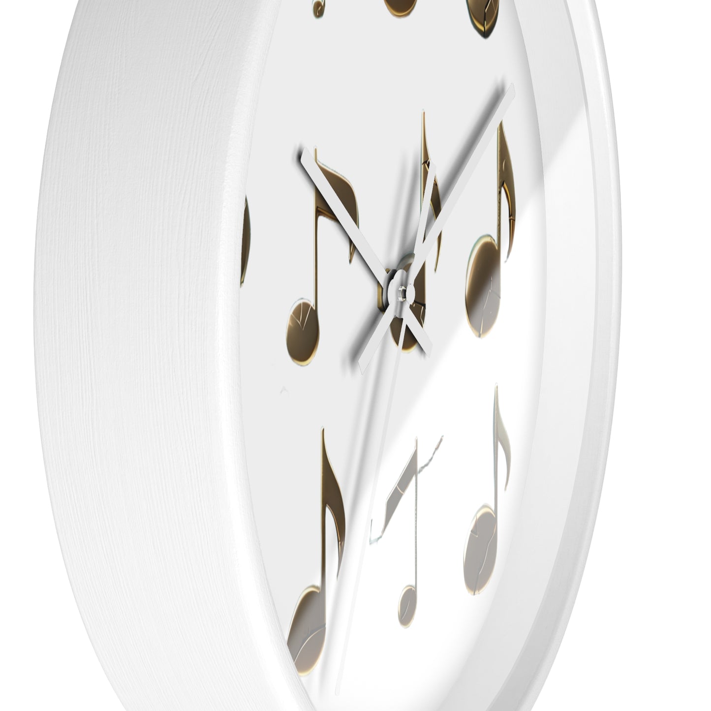 Musical Notes Wall Clock - Perfect for Musicians, Music Lovers
