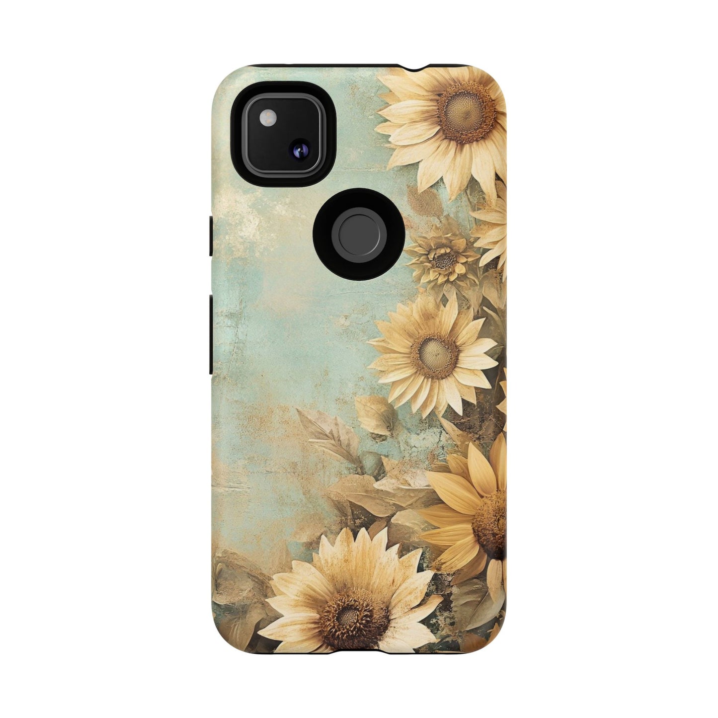 Sunflower Phone Case, Tough Shell Floral Cover, Nature Inspired Gift, Durable Protective Case, Perfect for Spring and Summer
