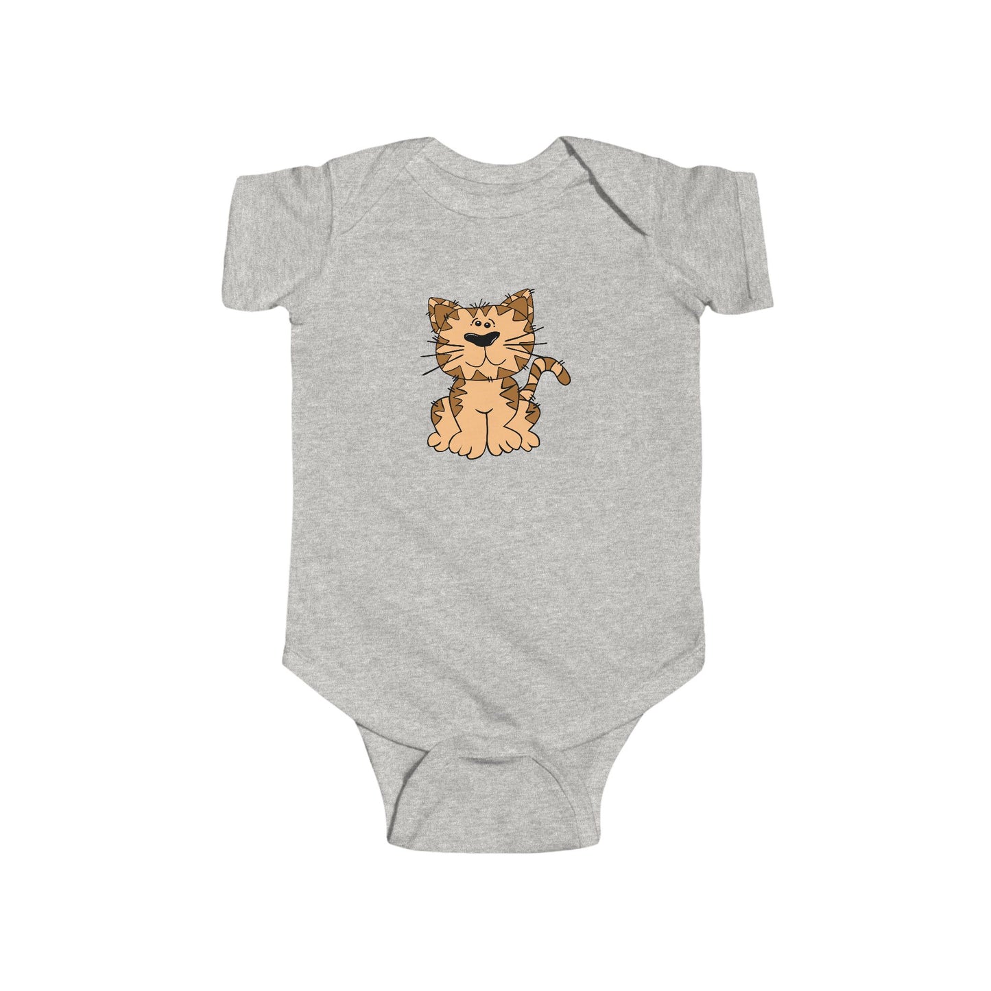 Cute Cat Infant Bodysuit for Baby, Newborn Gift, Funny Baby Onesie, Kitten Graphic Tee, Adorable Toddler Apparel