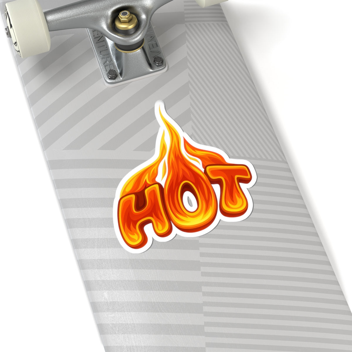 Flaming Hot Kiss-Cut Stickers - Trendy Laptop Decals, Fun Party Favors, Cool Gift Ideas, Aesthetic Wall Art, Personalize Your Space