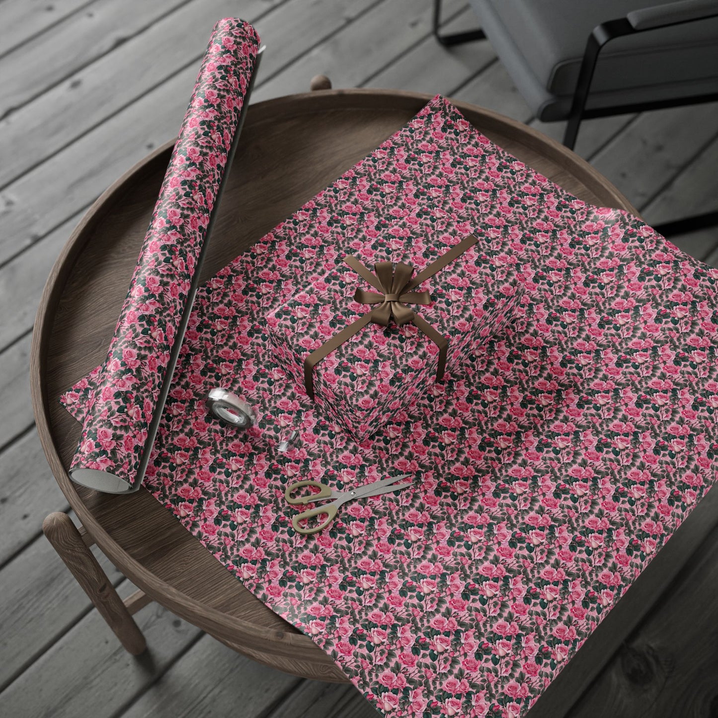 Floral Gift Wrap Sheets, Elegant Wrapping Paper for Birthdays, Holidays, Showers, Weddings, Eco-Friendly Gift Packaging