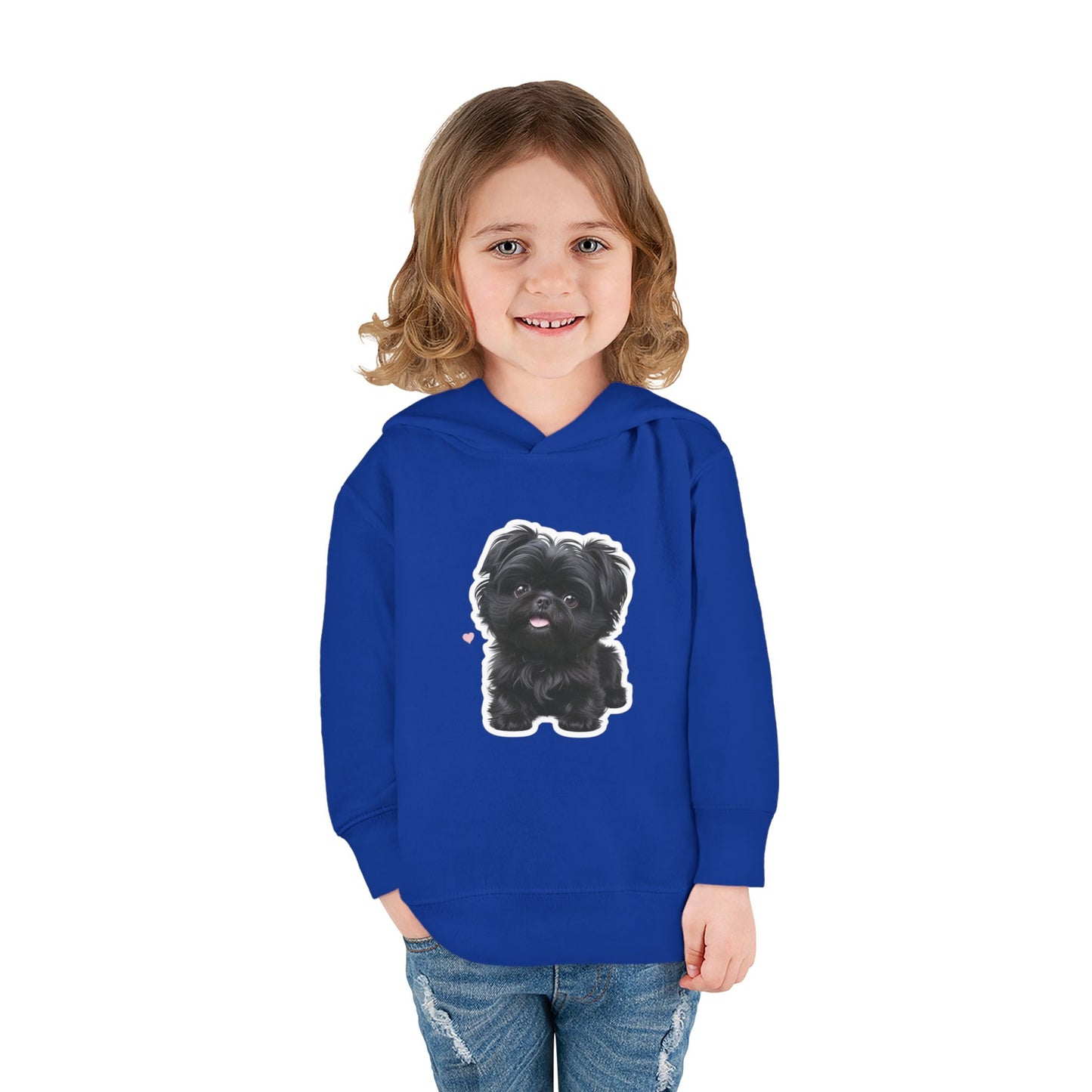 Cute Toddler Hoodie with Adorable Dog Design, Baby Gift, Winter Wear, Kids Sweatshirt, Comfortable Pullover